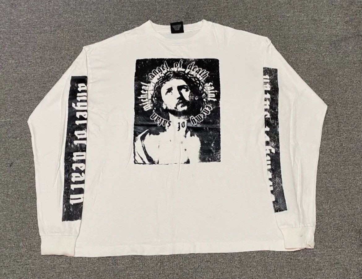 Saint Michael Saint Michael vlone long sleeved shirt - DMC-2508 Size US M / EU 48-50 / 2 - 1 Thumbnail