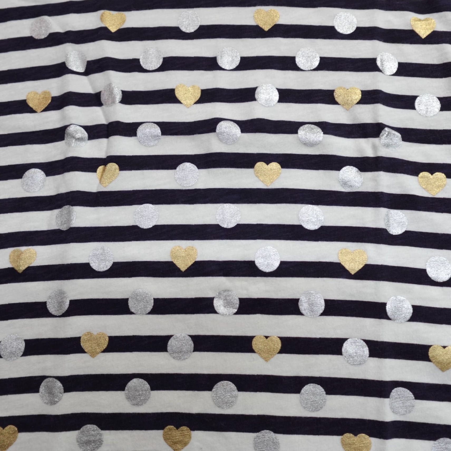 J.Crew J.Crew Womens Shirt XS Blue Crewneck Breton Stripe T-Shirt Short Sleeve Cotton Size XS / US 0-2 / IT 36-38 - 2 Thumbnail