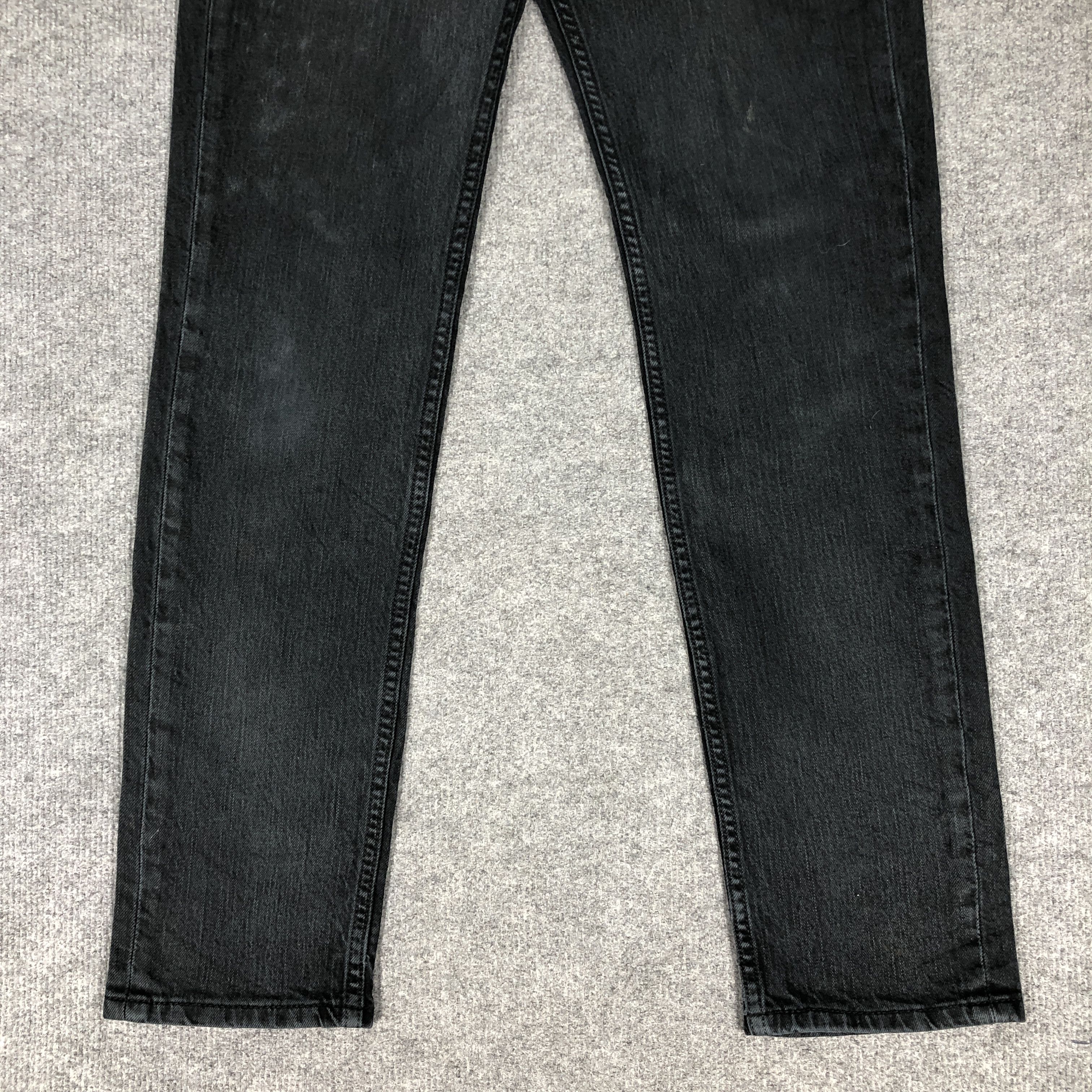 Levi's × Vintage Womens Vintage Levis 511 Jeans Faded Black L889W Size 31" - 4 Thumbnail