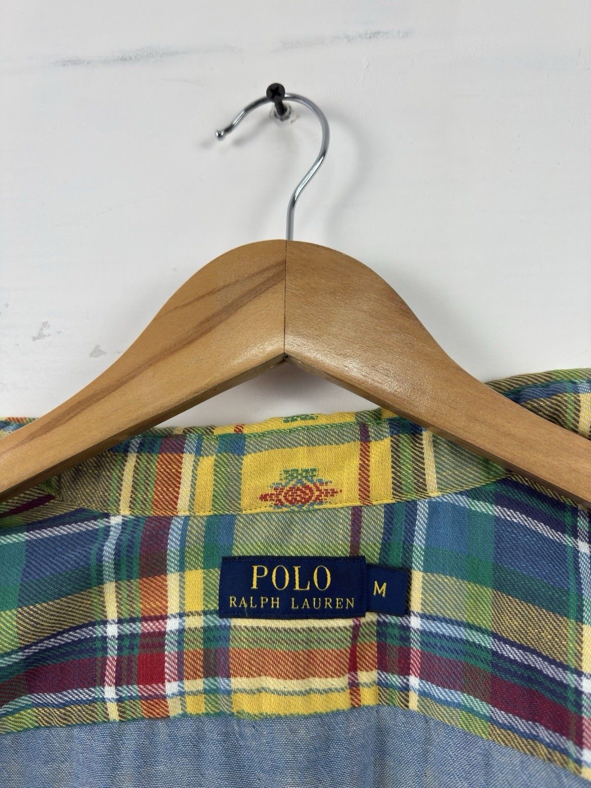 Polo Ralph Lauren Polo Ralph Lauren Aztec Yellow Plaid Shirt Rodeo Size US M / EU 48-50 / 2 - 6 Thumbnail