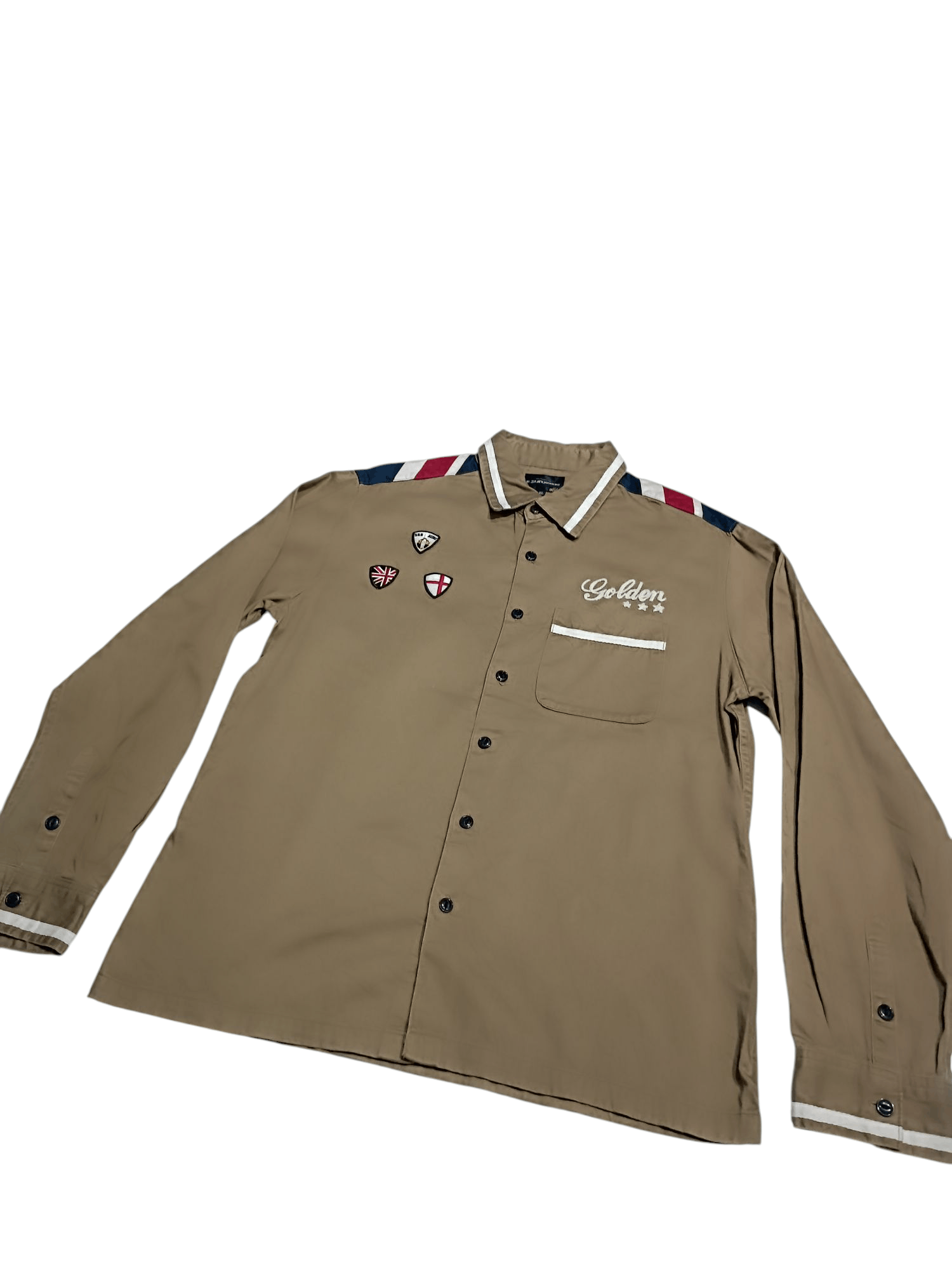 Japanese Brand × Vintage Long Sleeve Shirt Union Jack Size US XL / EU 56 / 4 - 4 Thumbnail