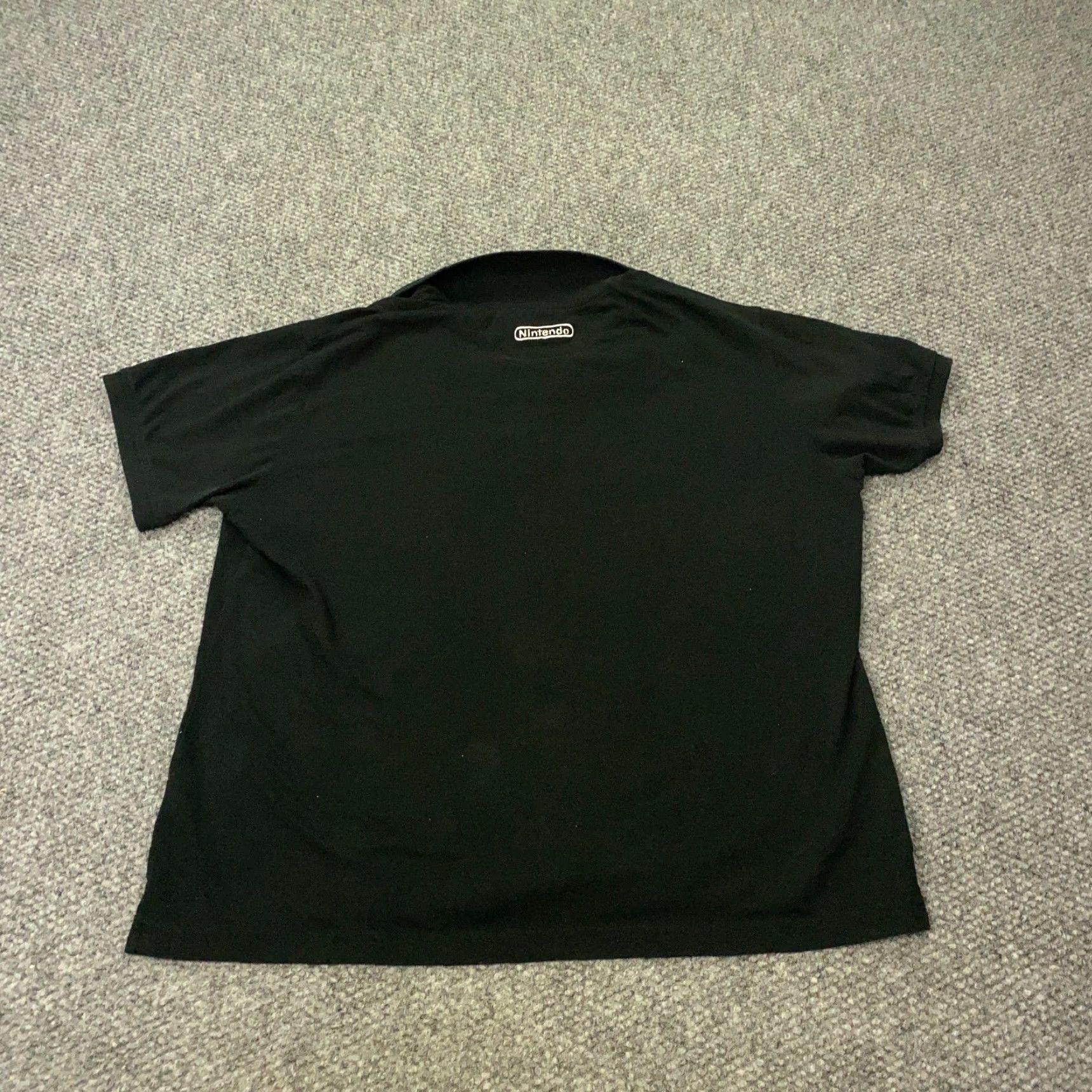 Vintage Nintendo Mario Shirt Womens XXL Black Employee Staff Promo Polo Embroidered Size XXL / US 16-18 / IT 52-54 - 6 Thumbnail