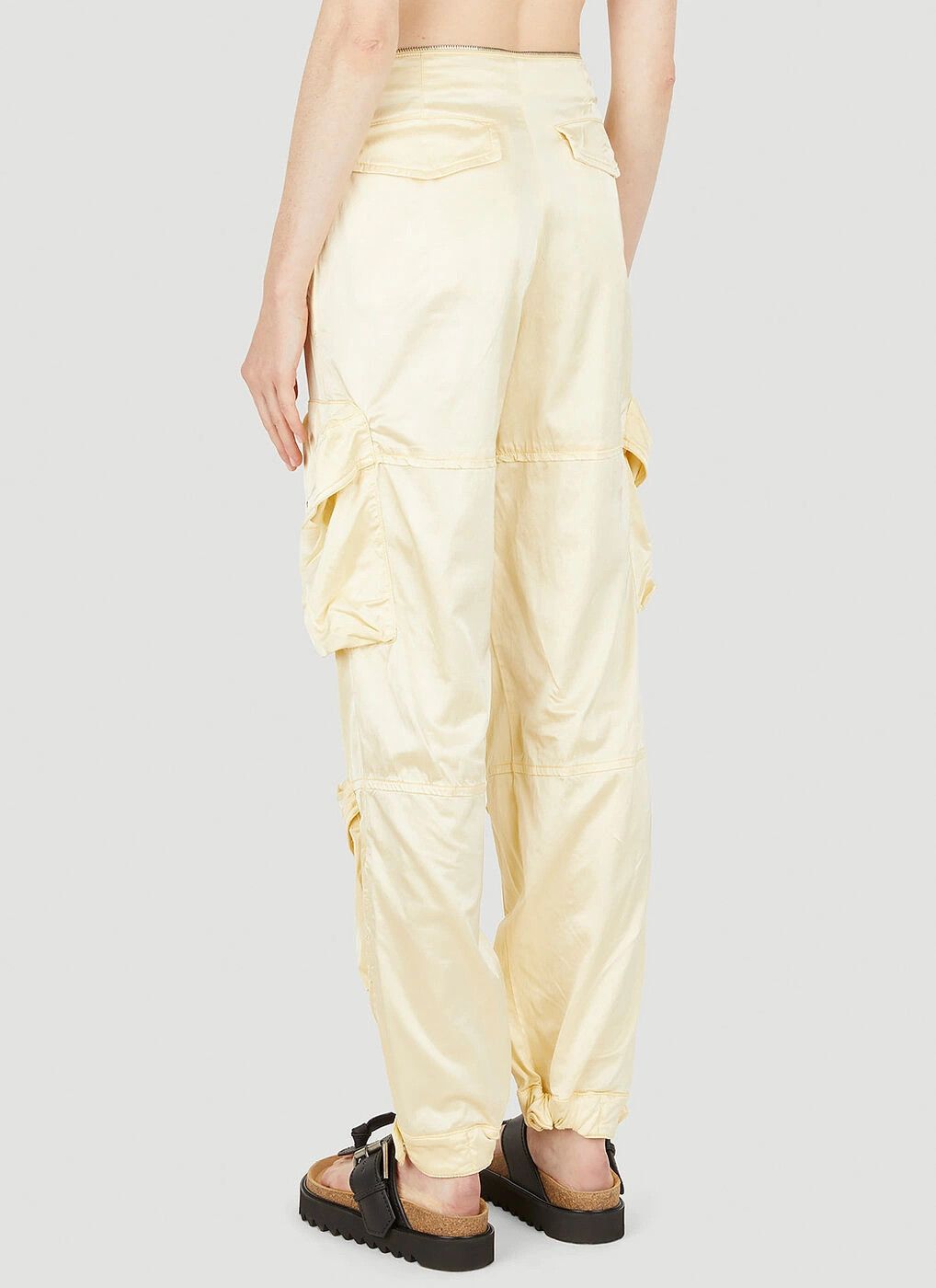 Acne Studios o1y0725 Cargo Pant in Pastel Yellow Size 28" / US 6 / IT 42 - 4 Thumbnail