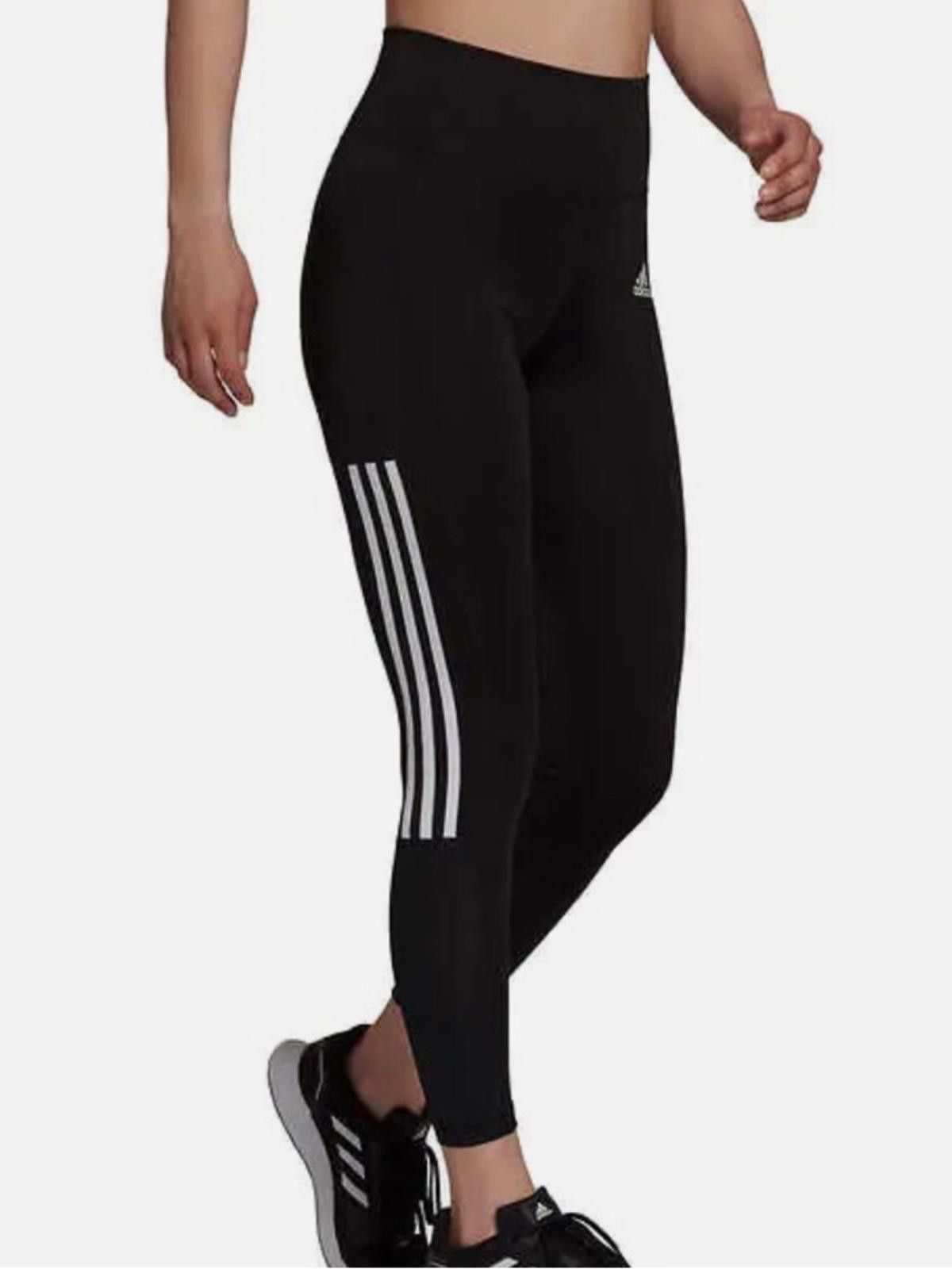 Adidas Adidas / Optime Essentials 3-Stripes 7/8 Leggings / Black Size 36" / US 14 / IT 50 - 2 Thumbnail