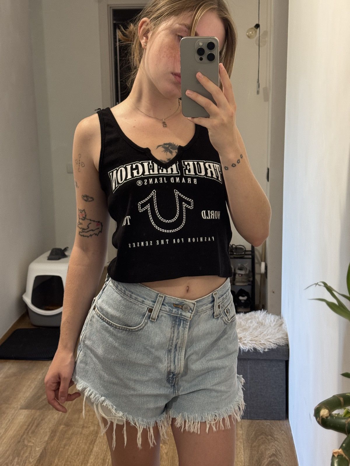 Other VINTAGE TRUE RELIGION BIG LOGO TANK TOP Size M / US 6-8 / IT 42-44 - 1 Thumbnail