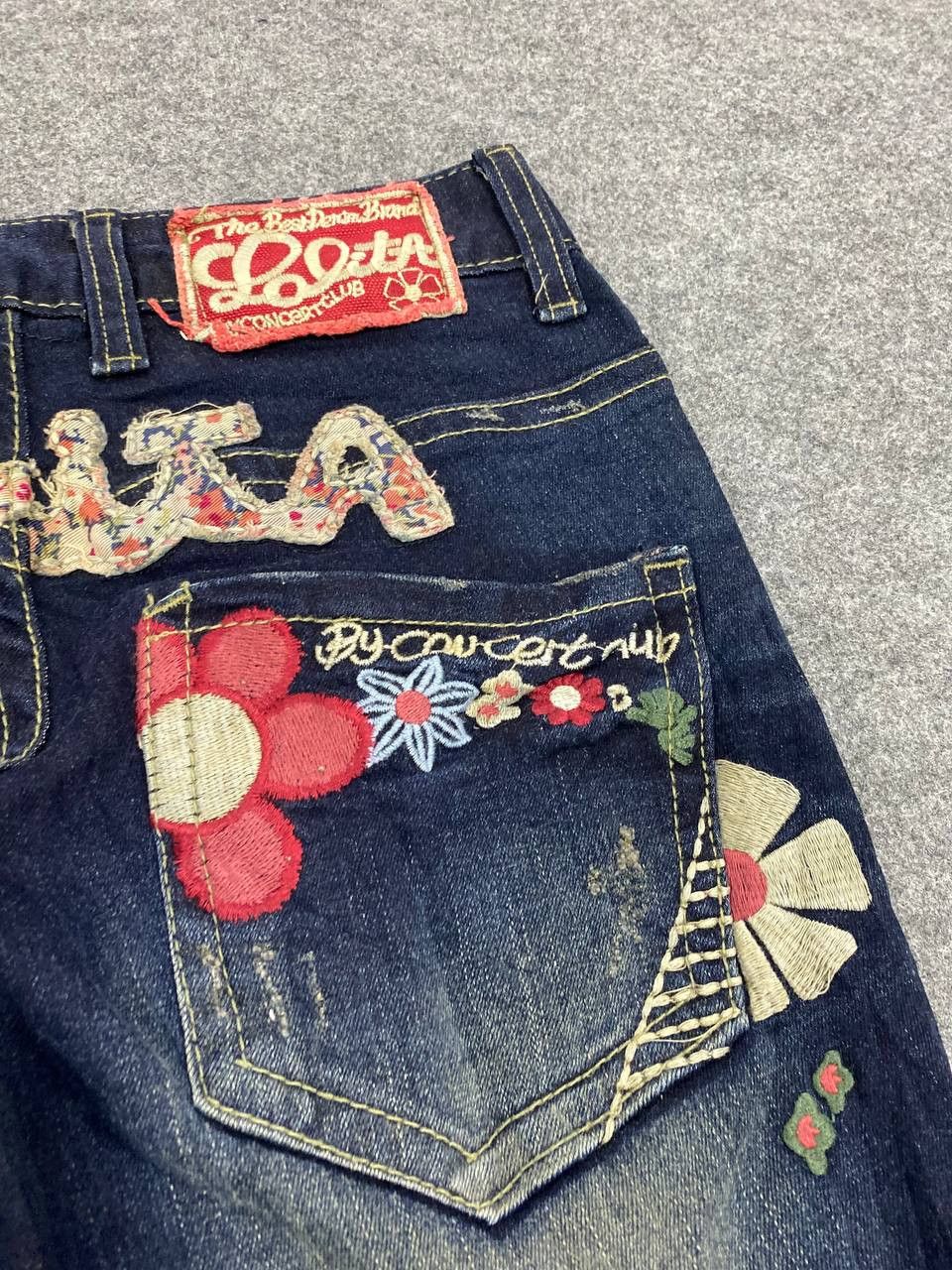 Japanese Brand vintage lolita japanese brands bootcut flare denim Size 30" / US 8 / IT 44 - 6 Thumbnail