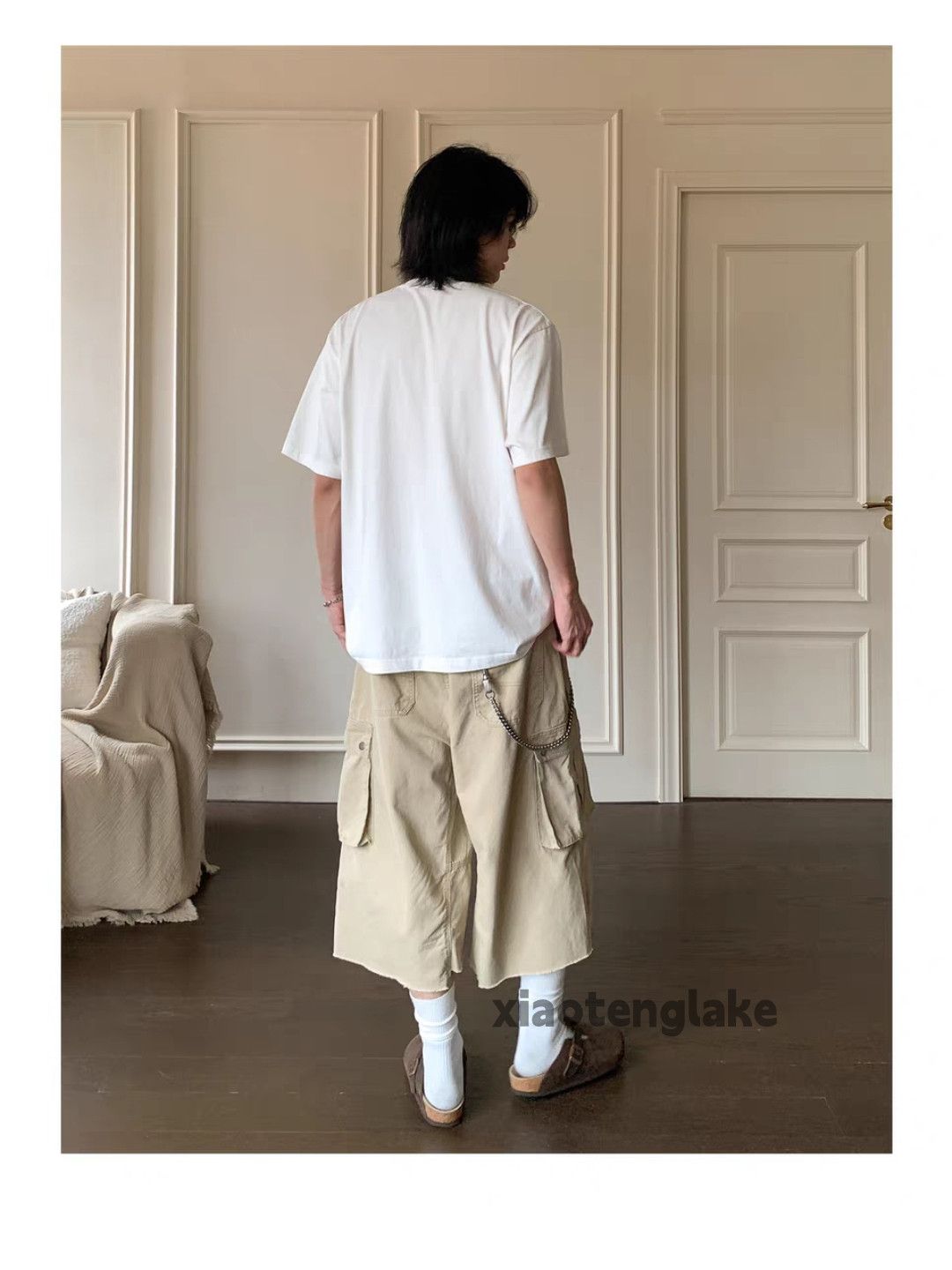 Designer × Japanese Brand × Vintage Unisex utility punk hiphop loose carpenter cargo shorts Size US 32 / EU 48 - 2 Thumbnail