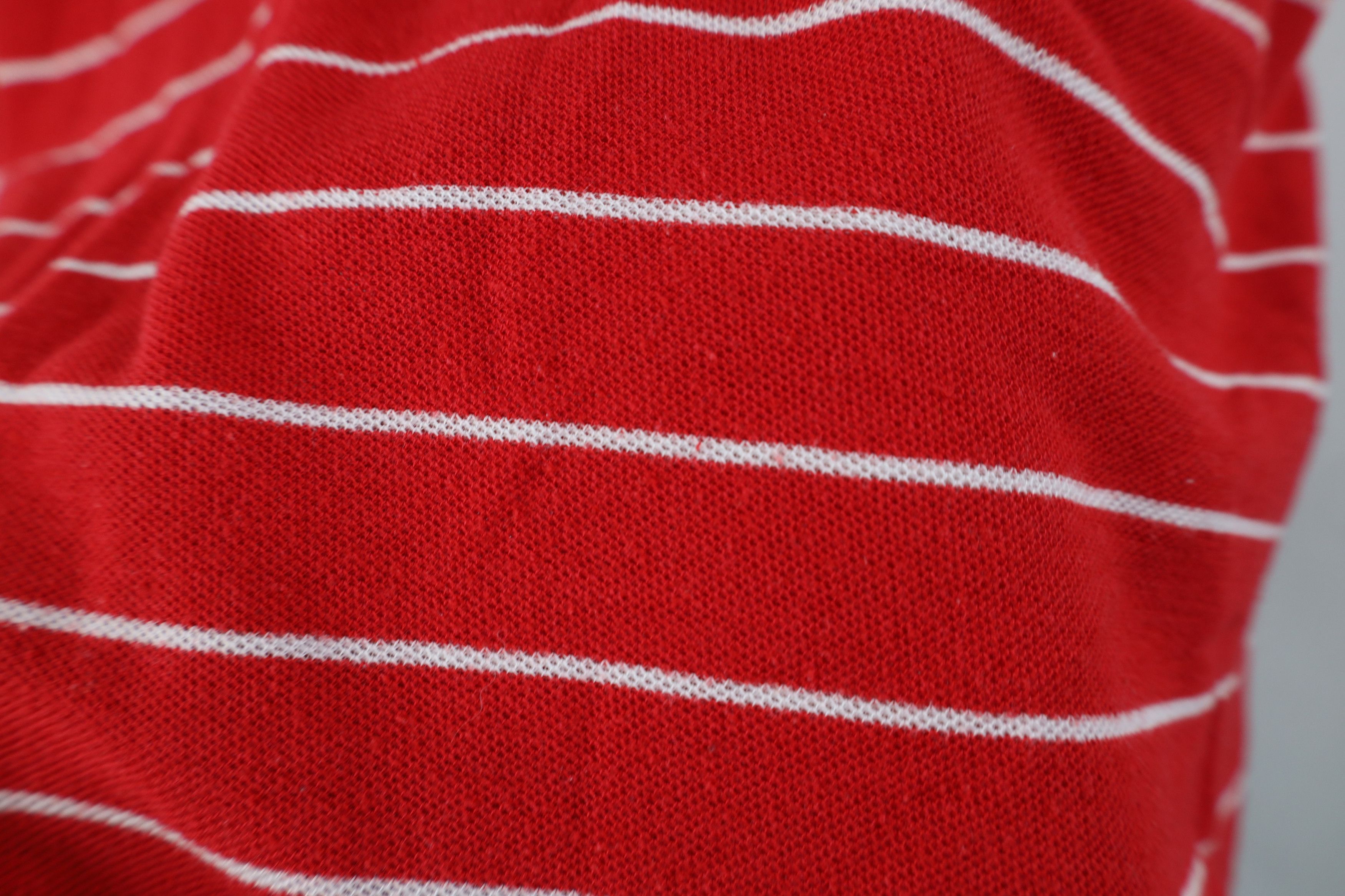 Lacoste Vintage 80s Izod Lacoste Knit Golf Polo Shirt Red USA Size US M / EU 48-50 / 2 - 6 Thumbnail