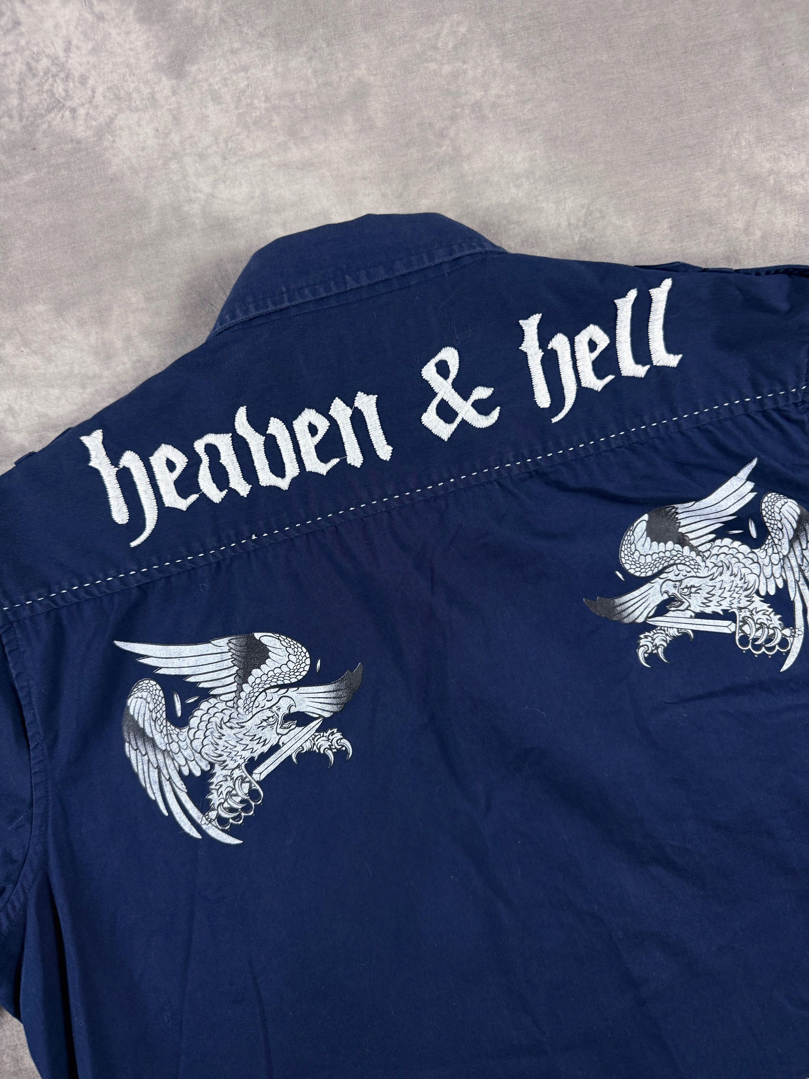 Ecko Unltd. Ecko Unltd Heaven & Hell XL Short Sleeve Shirt Vintage Y2K Size US XL / EU 56 / 4 - 5 Thumbnail