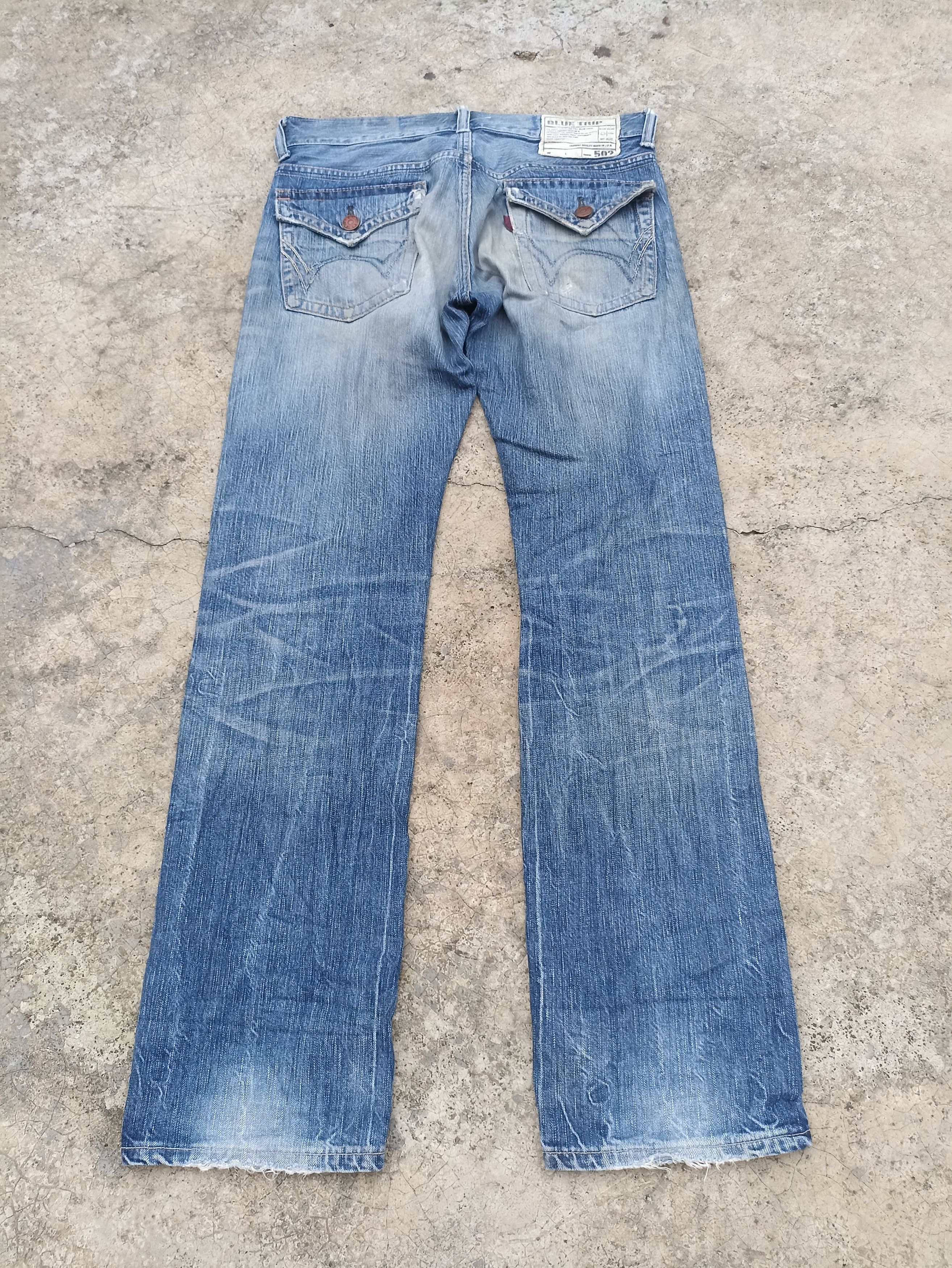 If Six Was Nine Vintage Edwin Blue Trip jeans LGB Size US 33 - 2 Thumbnail