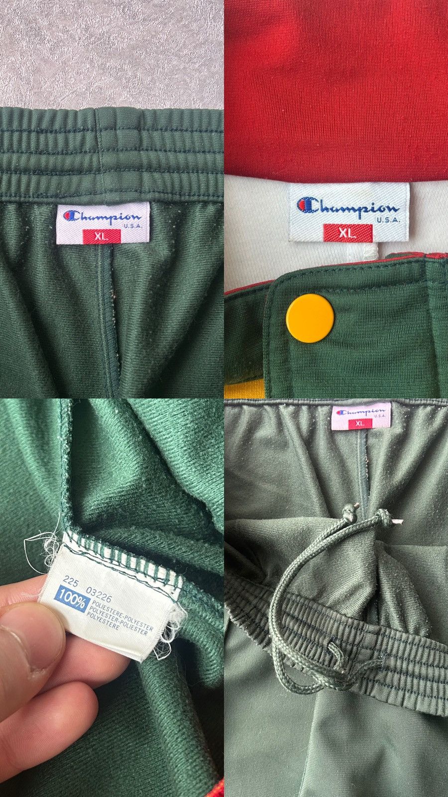 Champion Y2K 90s NBA Champion Seattle Supersonics Warm up Suit Size US XL / EU 56 / 4 - 18 Thumbnail