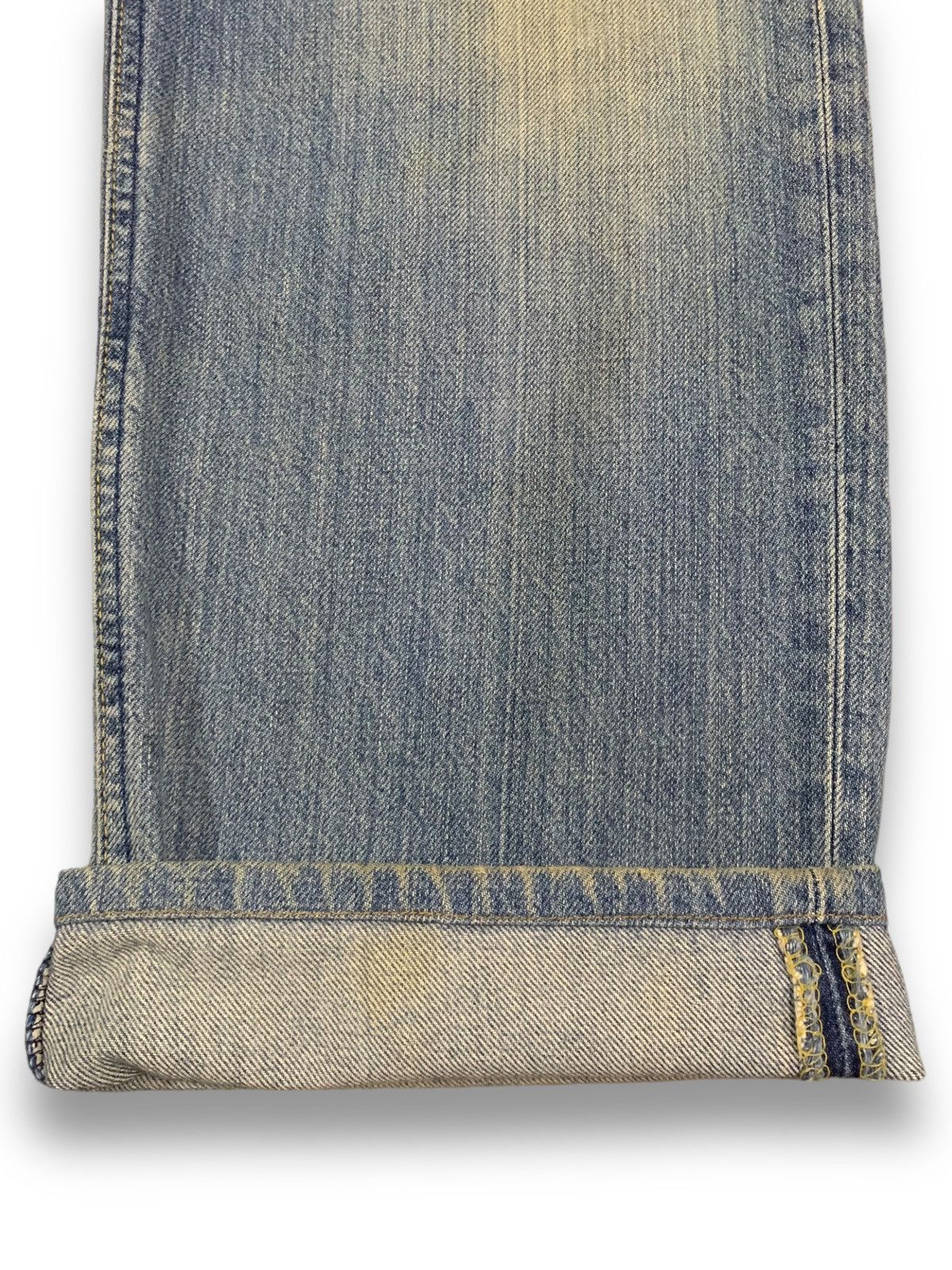 Lee Vintage 90s Lee Riders Rusty Mud Wash Baggy Distressed Jeans Size US 32 / EU 48 - 11 Thumbnail