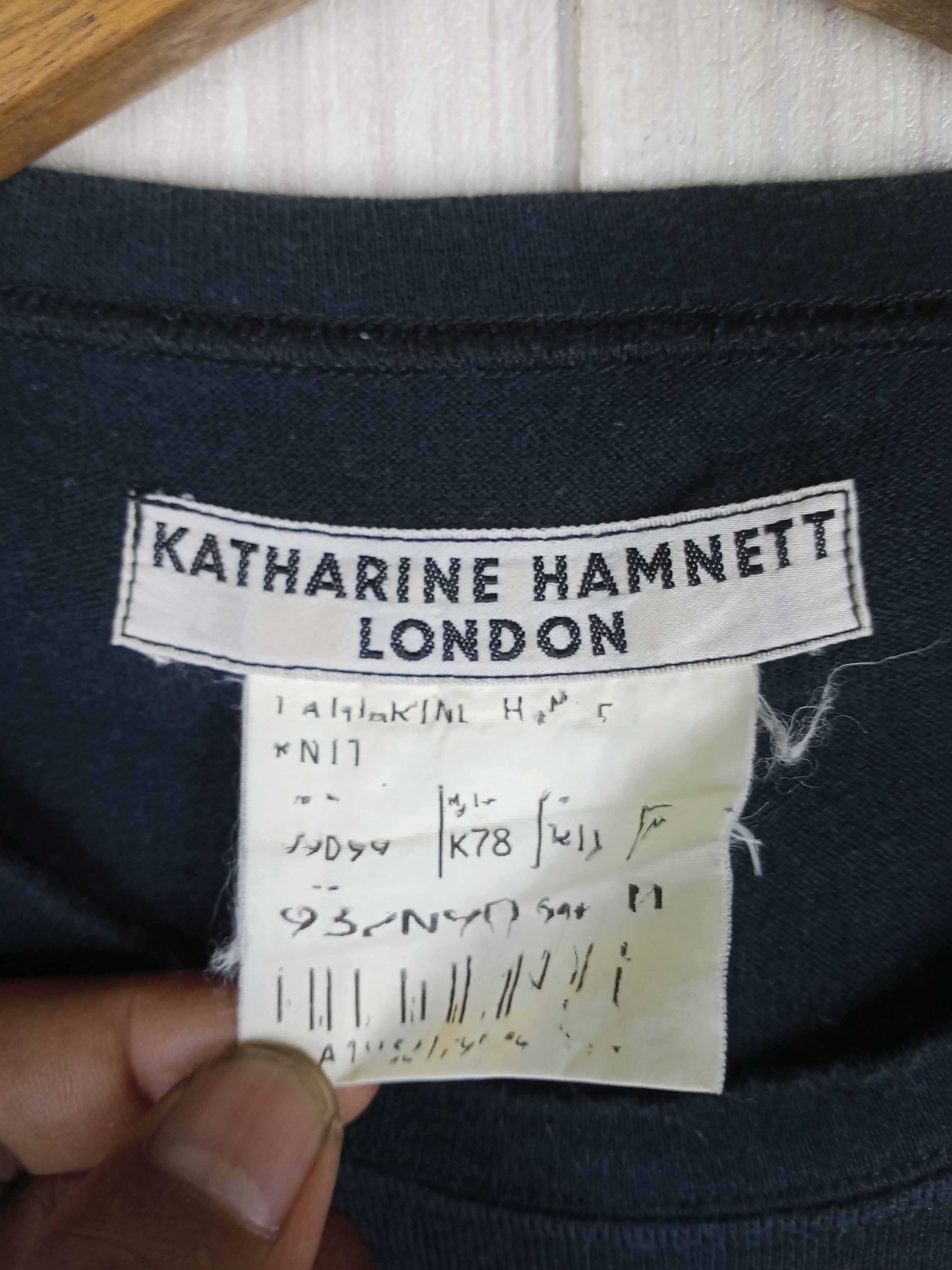 Katharine Hamnett London RARE VINTAGE KATHARINE HAMNETT LONDON TSHIRT Size US M / EU 48-50 / 2 - 7 Thumbnail