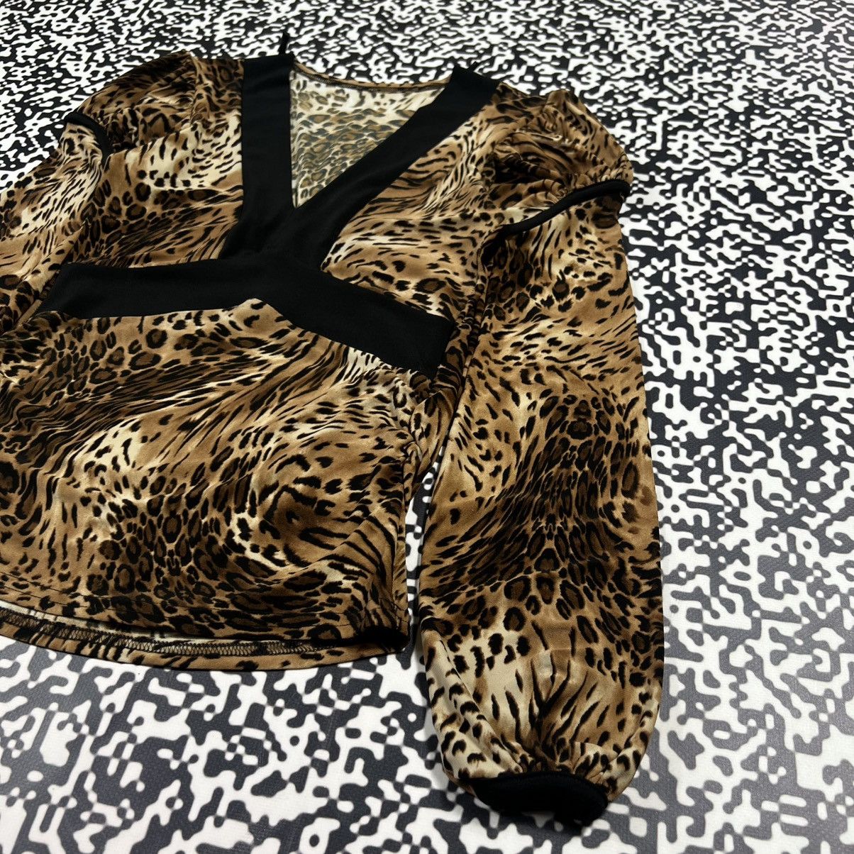 Japanese Brand Vintage Y2K Japanese Leopard Style Retro Luxury Longsleeve Size M / US 6-8 / IT 42-44 - 15 Thumbnail