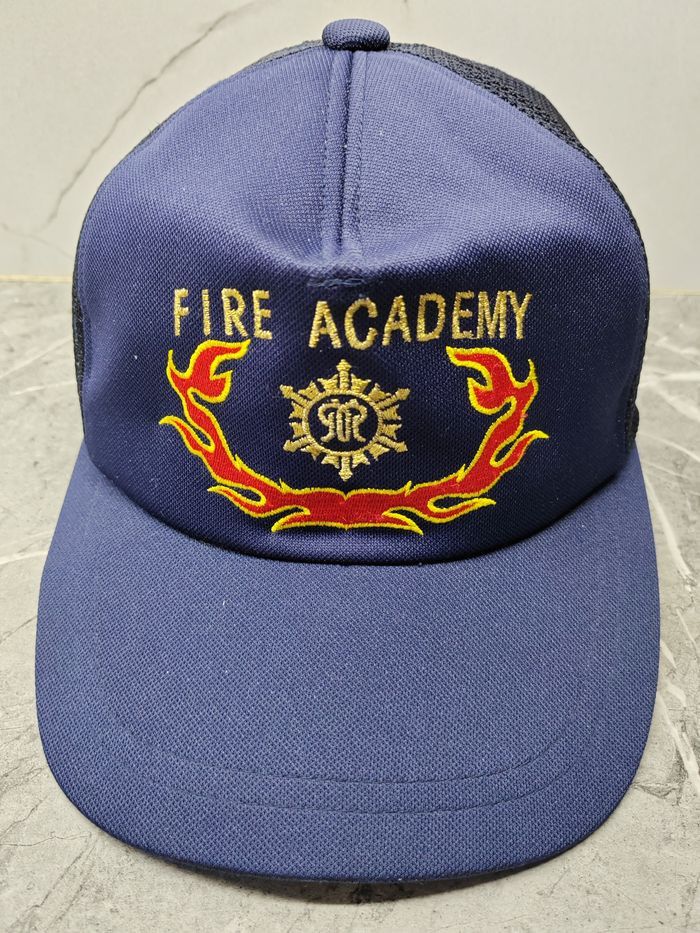 Japanese Brand Vintage Fire Academy Cap Hat Size ONE SIZE - 2 Thumbnail