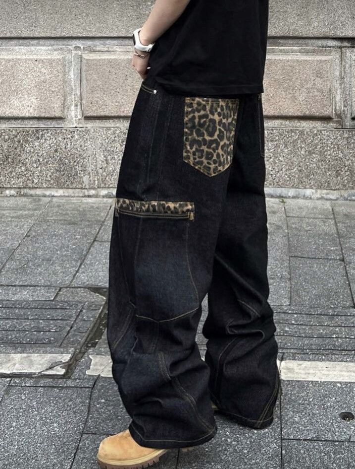 Jean Fukuoka x Hioki Baggy Patcwork Wide Leg Jeans Size US 30 / EU 46 - 3 Thumbnail