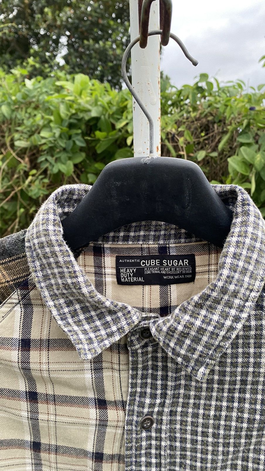 Flannel × If Six Was Nine × Japanese Brand CUBE SUGAR REBUILD PATCHWORK FLANNEL SHIRTS Size US M / EU 48-50 / 2 - 3 Thumbnail