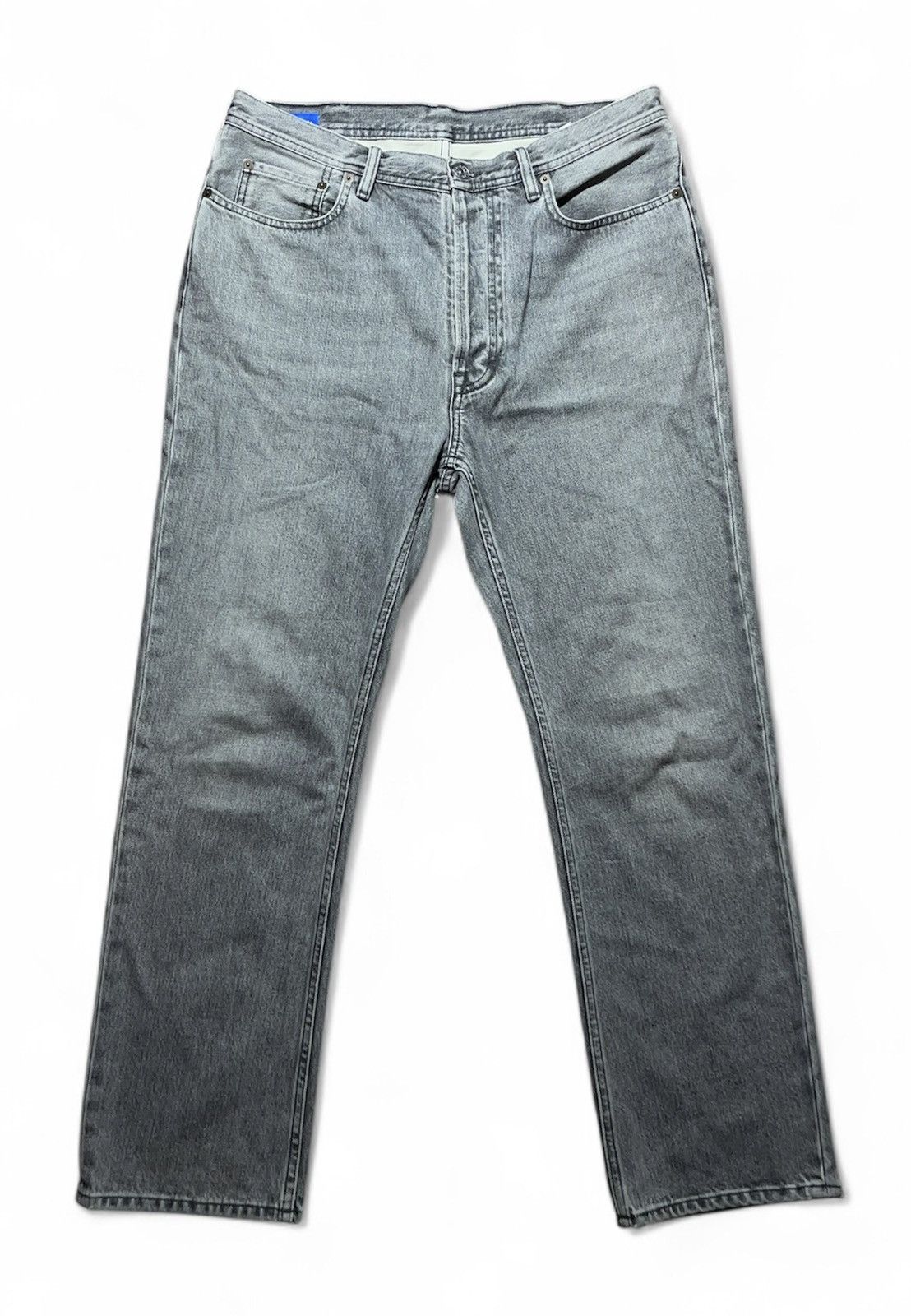 Acne Studios Acne Studios Bla Const LOG MID GREY Pants Size US 29 - 1 Thumbnail