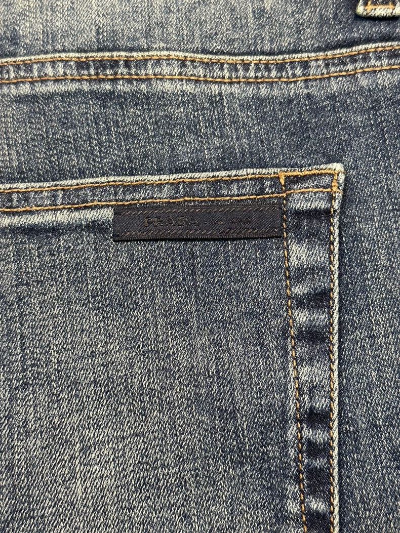 Prada Prada Washed straight jeans 2501-Nextarrow Size US 33 - 3 Thumbnail