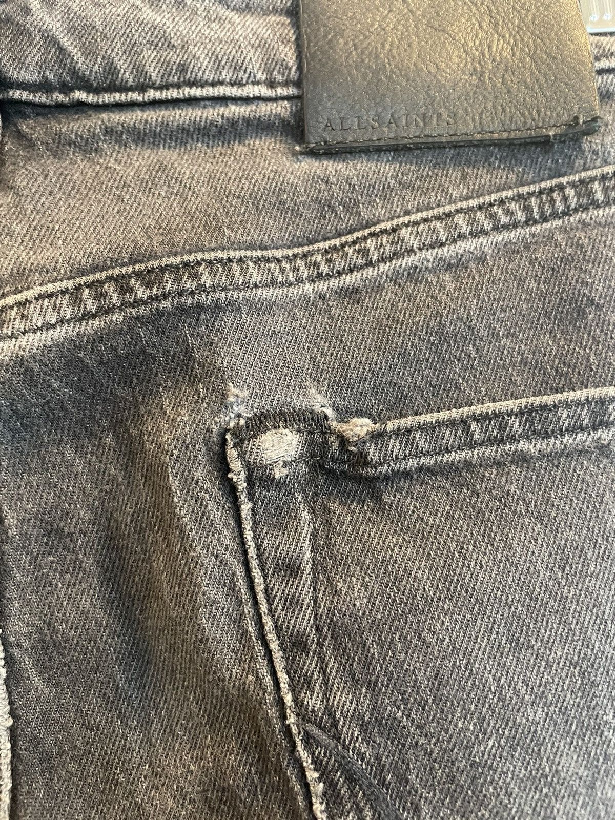 Allsaints Allsaints Black Dean Cropped Stonewash Denim Size US 28 / EU 44 - 5 Thumbnail