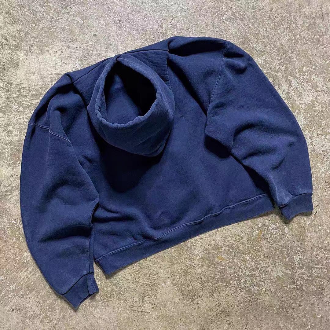 Japanese Brand Blue retro cartoon print cotton hoodie Size US M / EU 48-50 / 2 - 2 Thumbnail