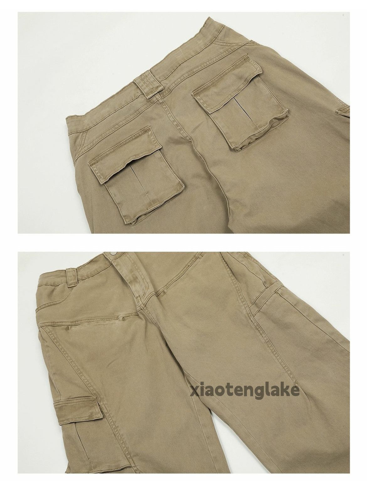 Designer × Japanese Brand × Vintage washed faded workwear loose baggy cargo pants Size US 32 / EU 48 - 2 Thumbnail