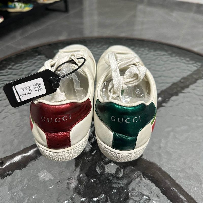 Gucci Gucci Ace Interlocking GG Low-Top Sneakers -2508 Size US 5.5 / IT 35.5 - 3 Thumbnail