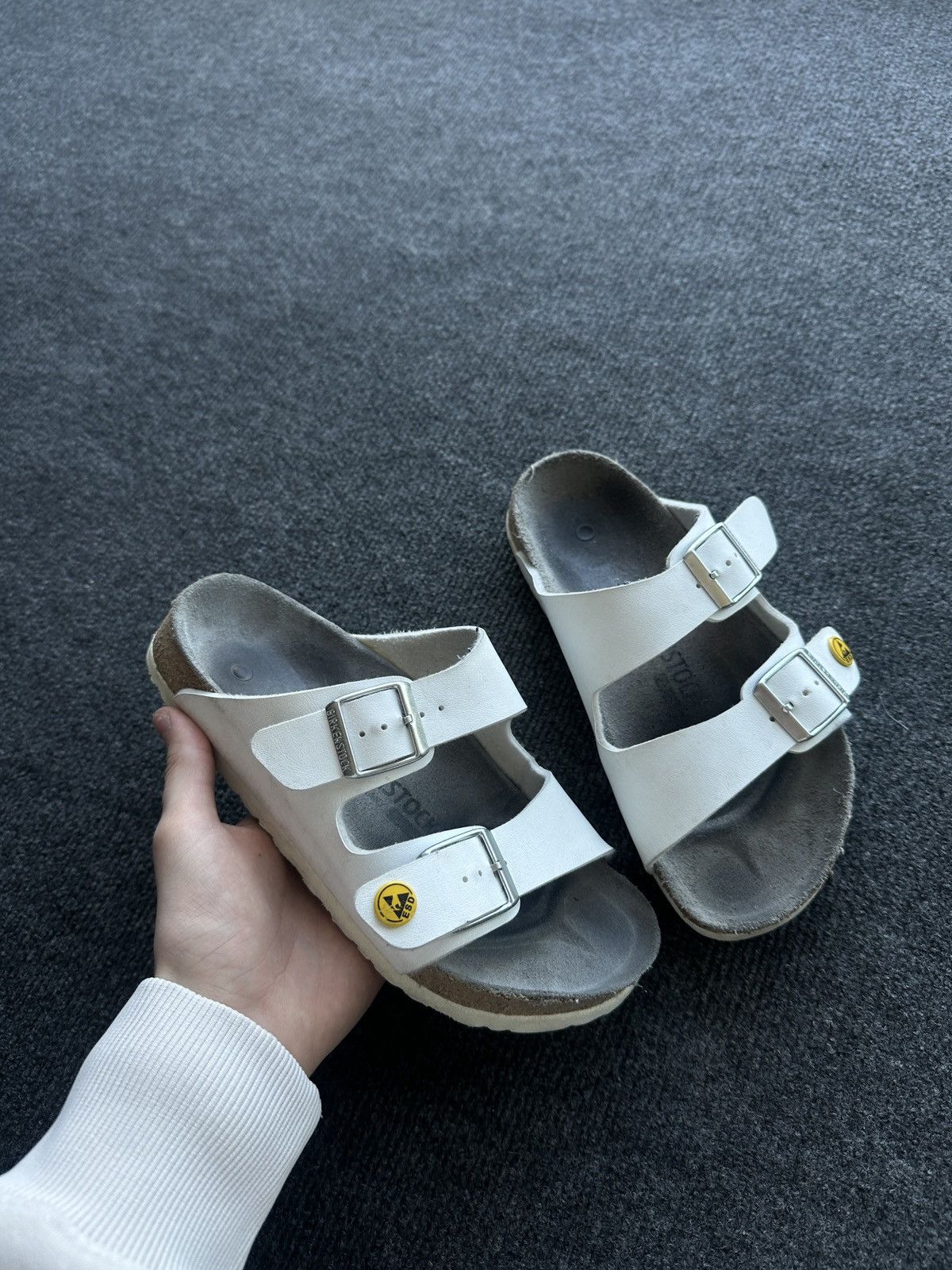 Birkenstock 🚨Birkenstock Arizona boston Soft-foot sandals slides vintage Size US 6 / IT 36 - 1 Thumbnail