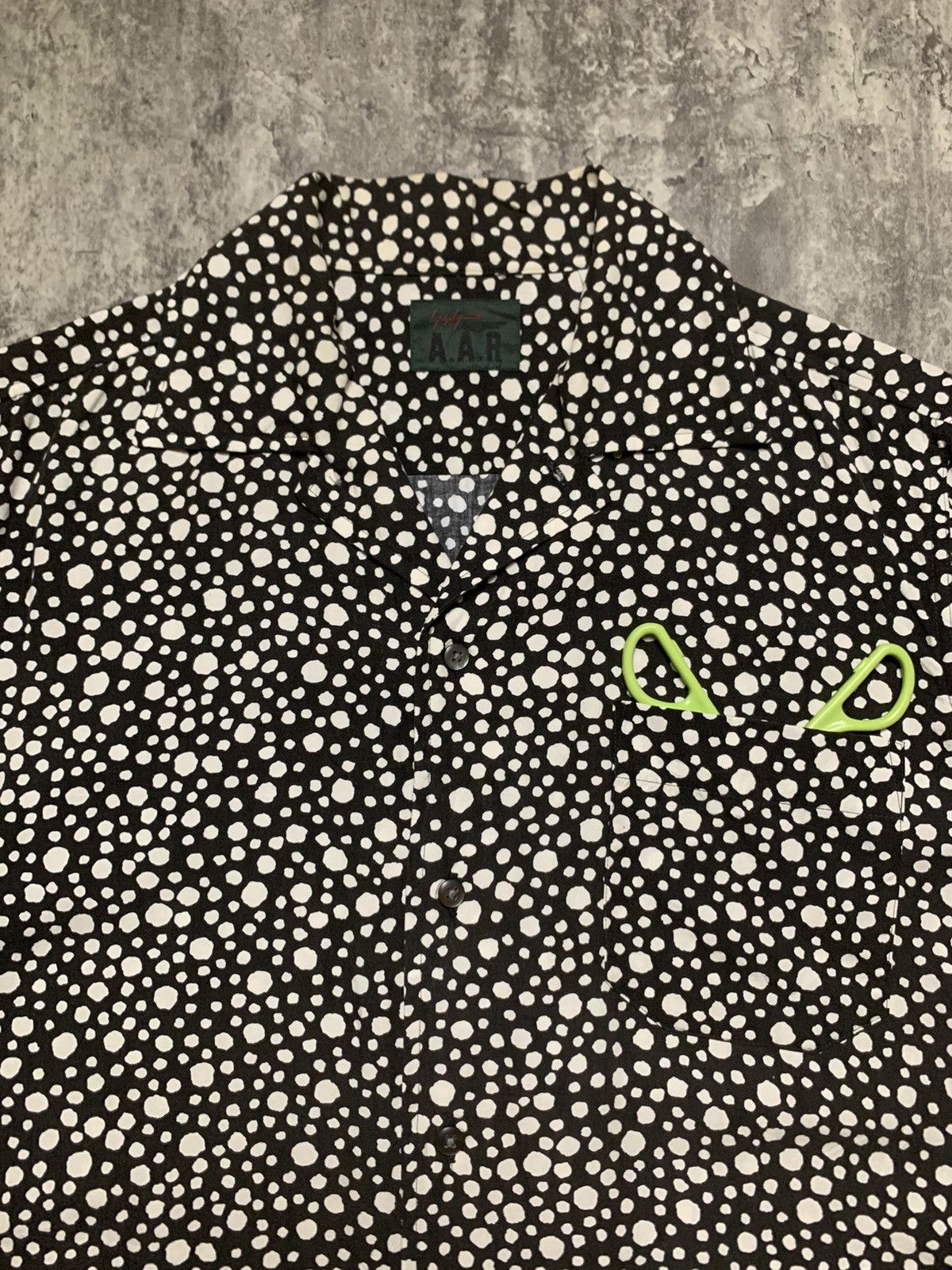 Y's Yohji Yamamoto AAR Durban Camp Collar Patterned Button Up Size US L / EU 52-54 / 3 - 2 Thumbnail