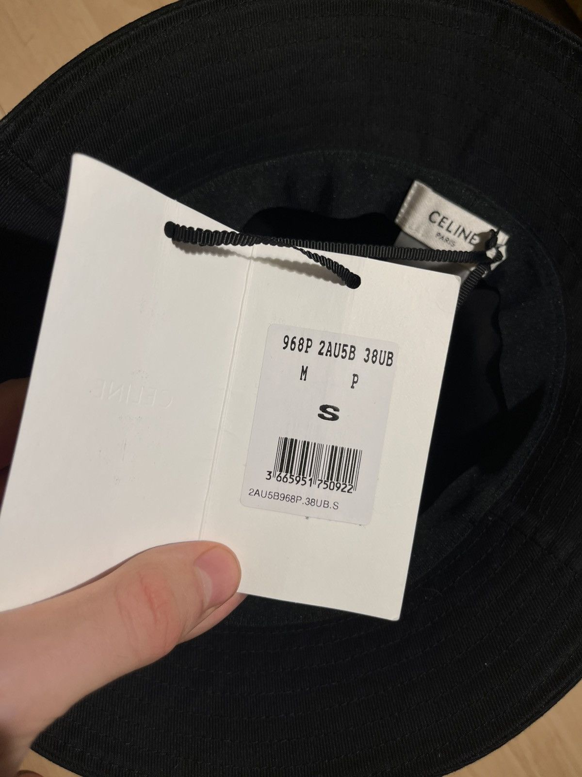 Celine Celine Bucket Hat Black - size S Size ONE SIZE - 9 Thumbnail