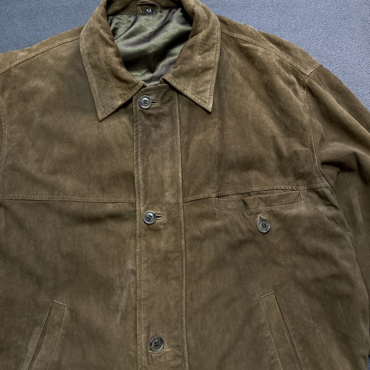 Japanese Brand × Vintage Leather bomber vintage jacket Size US XL / EU 56 / 4 - 2 Thumbnail