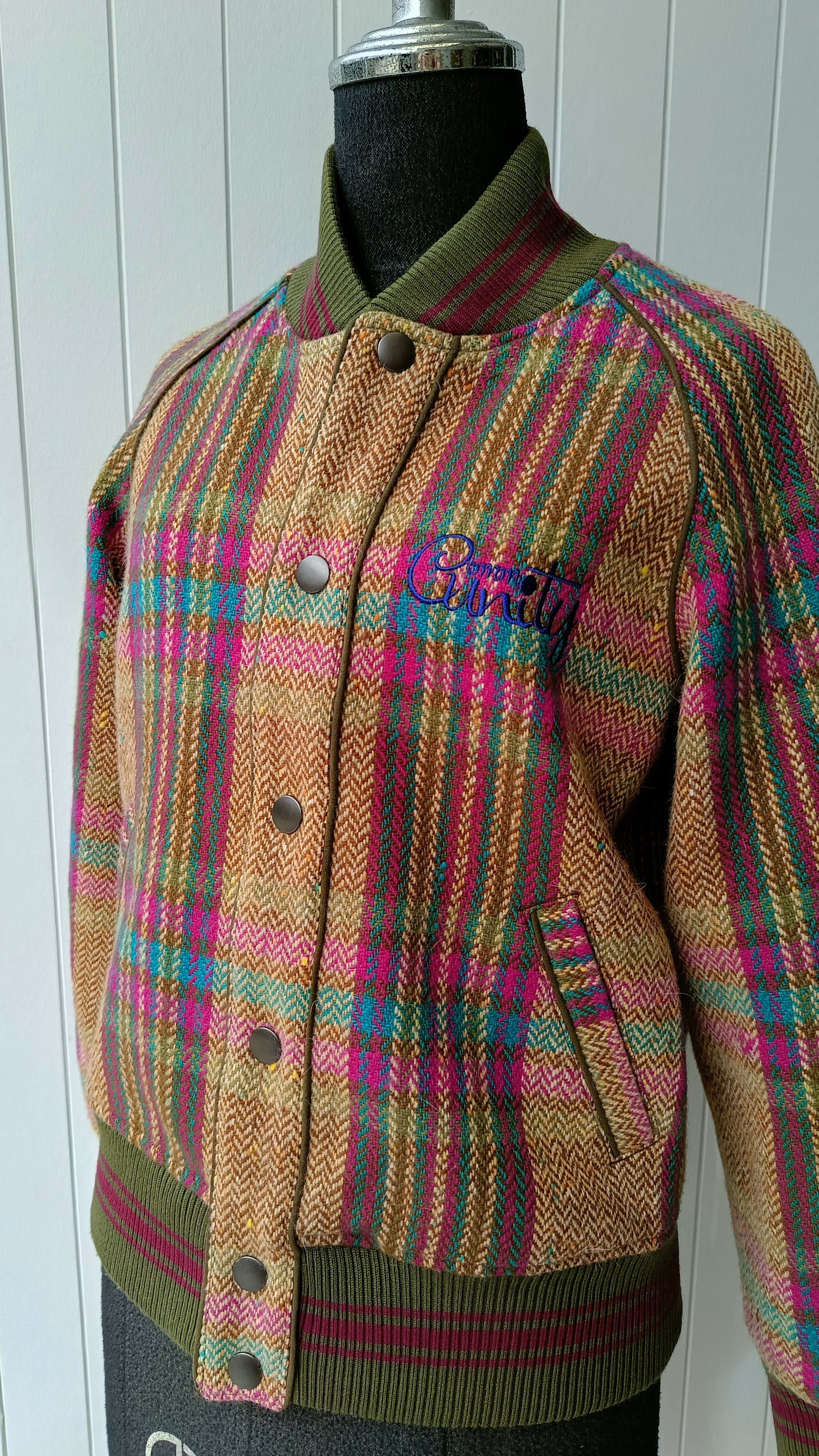 Hysteric Glamour Hysteric Glamour Ozone Community Japan bomber wool jacket Size US XS / EU 42 / 0 - 4 Thumbnail