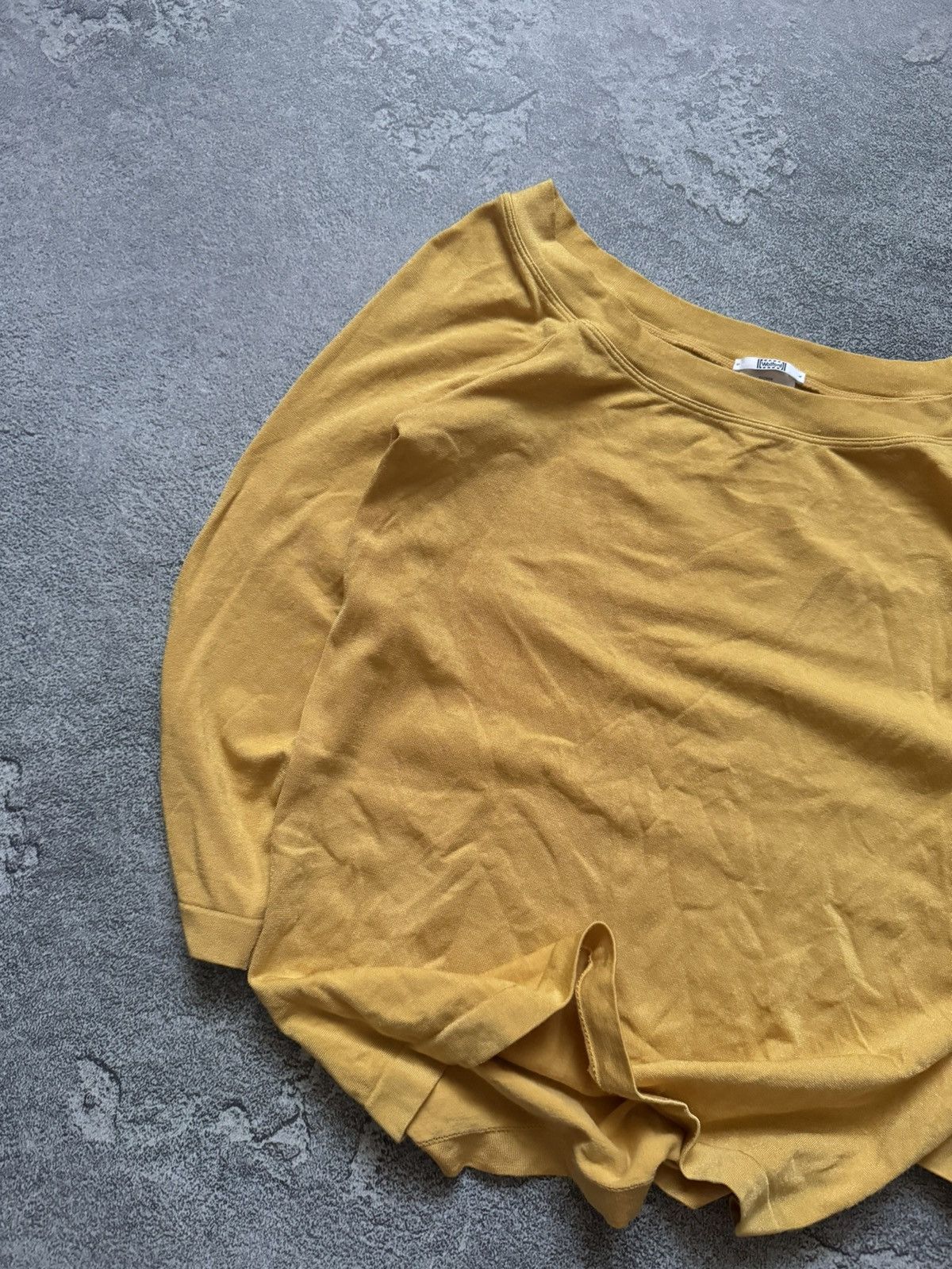 Designer × Wolford Wolford S yellow top long sleeve top tee T-shirt blouse tank Size S / US 4 / IT 40 - 2 Thumbnail