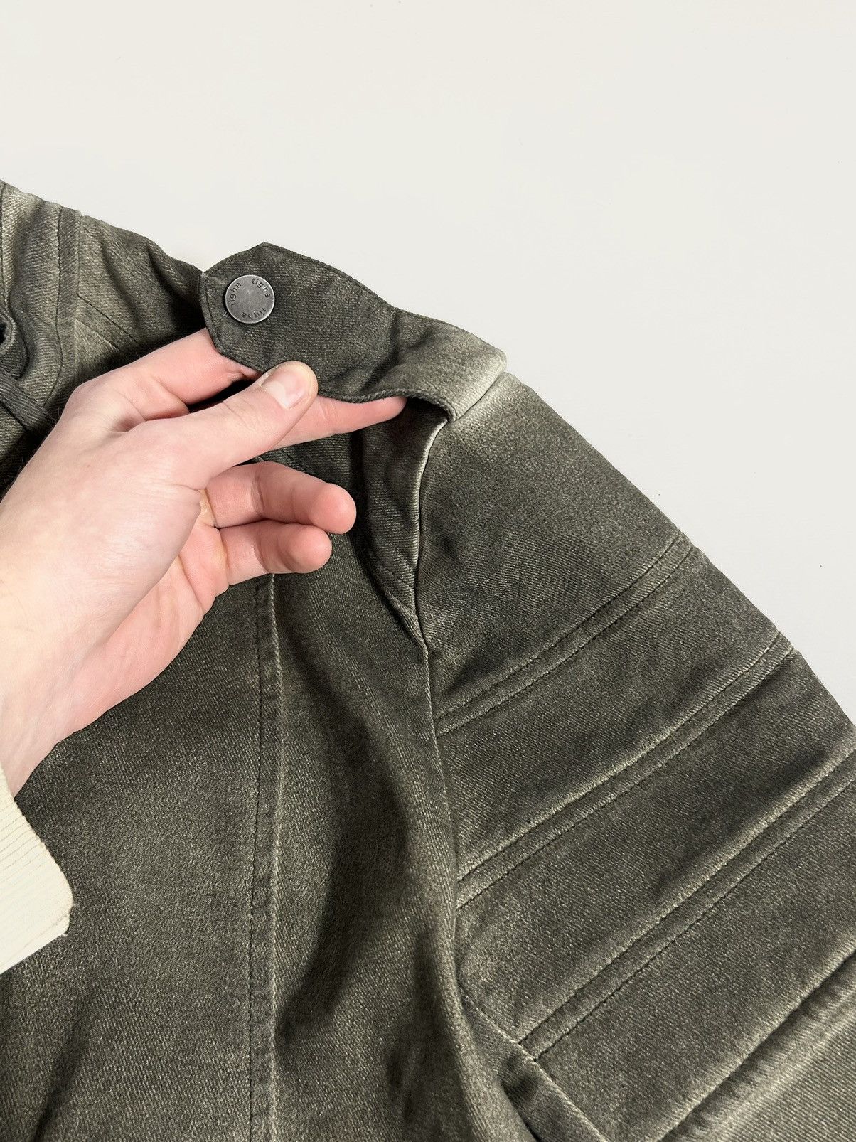 tigha Tigha Moto Avant garde leather jacket (Rick owens style) Size US L / EU 52-54 / 3 - 6 Thumbnail