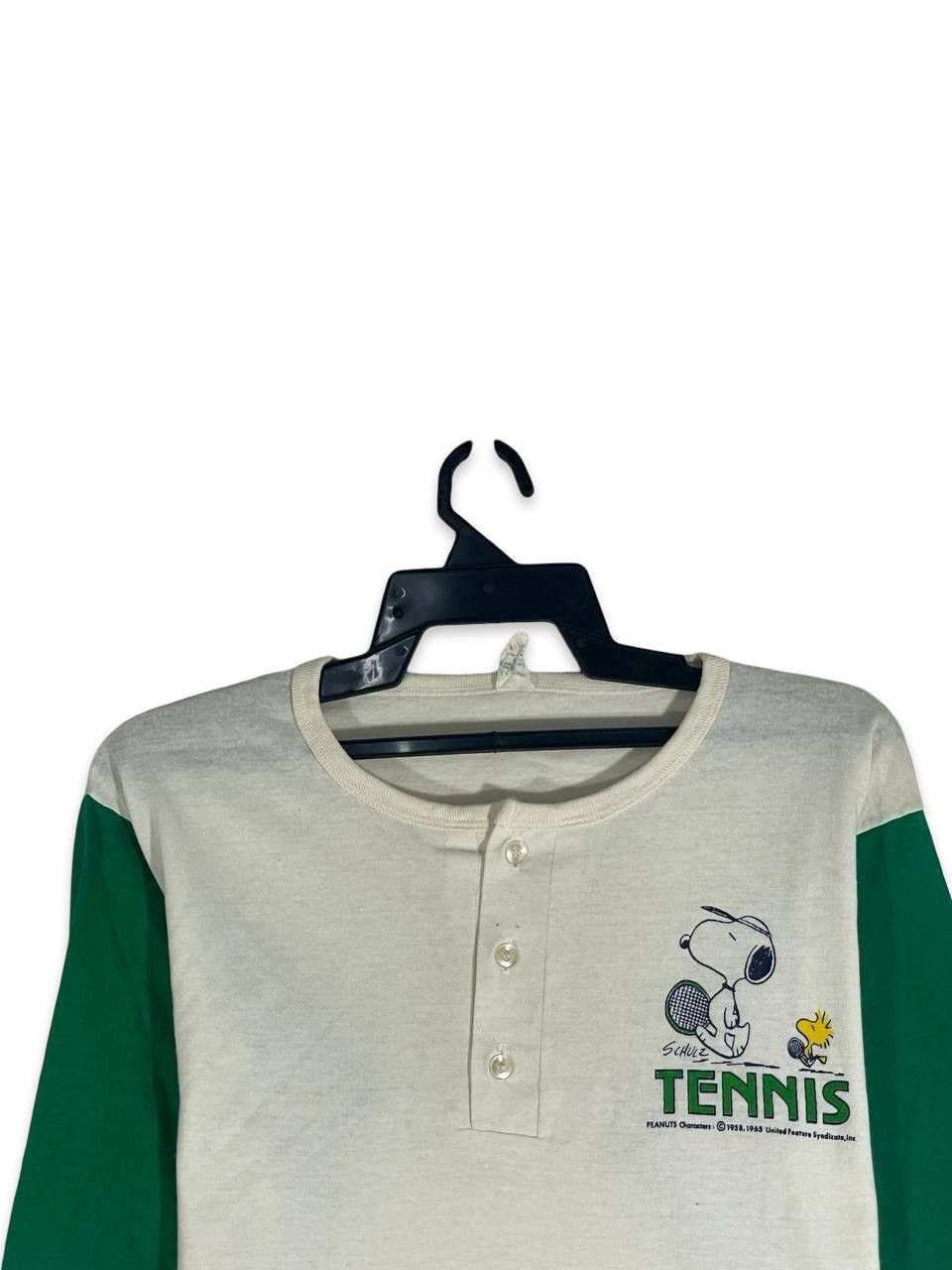 Vintage vintage 60s peanuts cartoon woodstock tennis game Size US L / EU 52-54 / 3 - 4 Thumbnail
