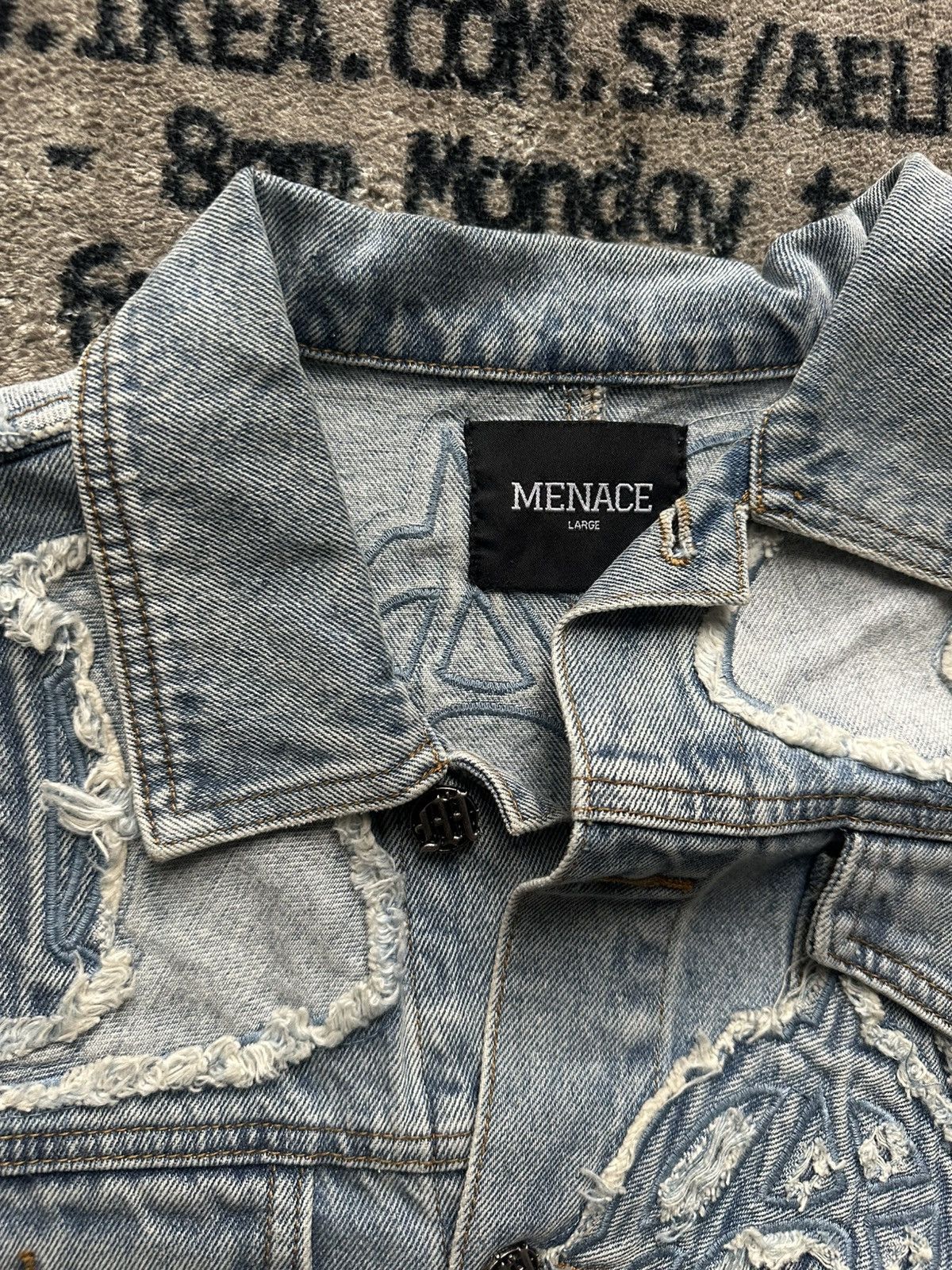 Menace Menace LosAngeles denim jacket Size US L / EU 52-54 / 3 - 2 Thumbnail
