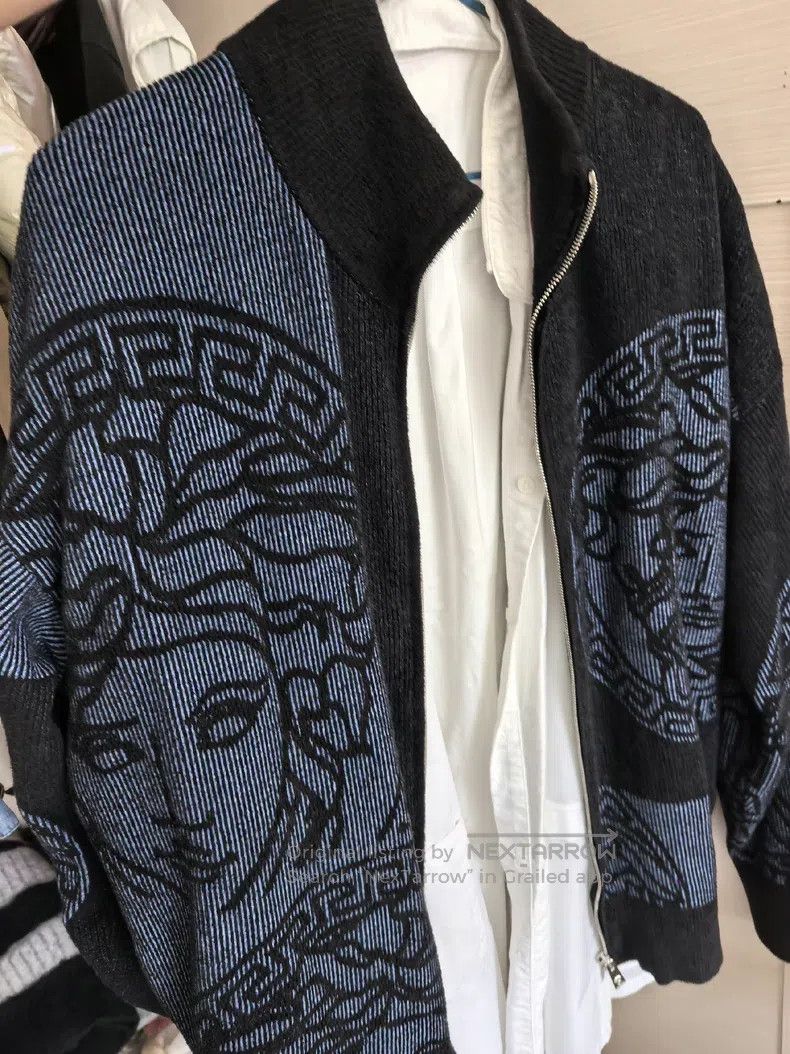 Versace Versace Zippered sweater Size US XXL / EU 58 / 5 - 1 Thumbnail