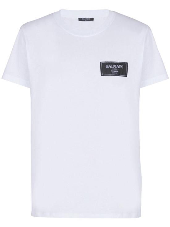 Balmain BALMAIN Men T-Shirts EH1EF000BC91 0FA White Size US L / EU 52-54 / 3 - 1 Thumbnail