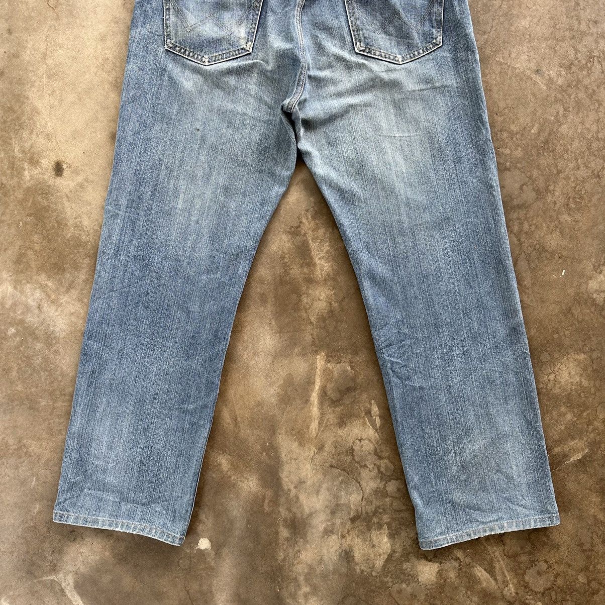 Japanese Brand Vintage Edwin Faded Denim Jean Pant W36 Size US 36 / EU 52 - 11 Thumbnail