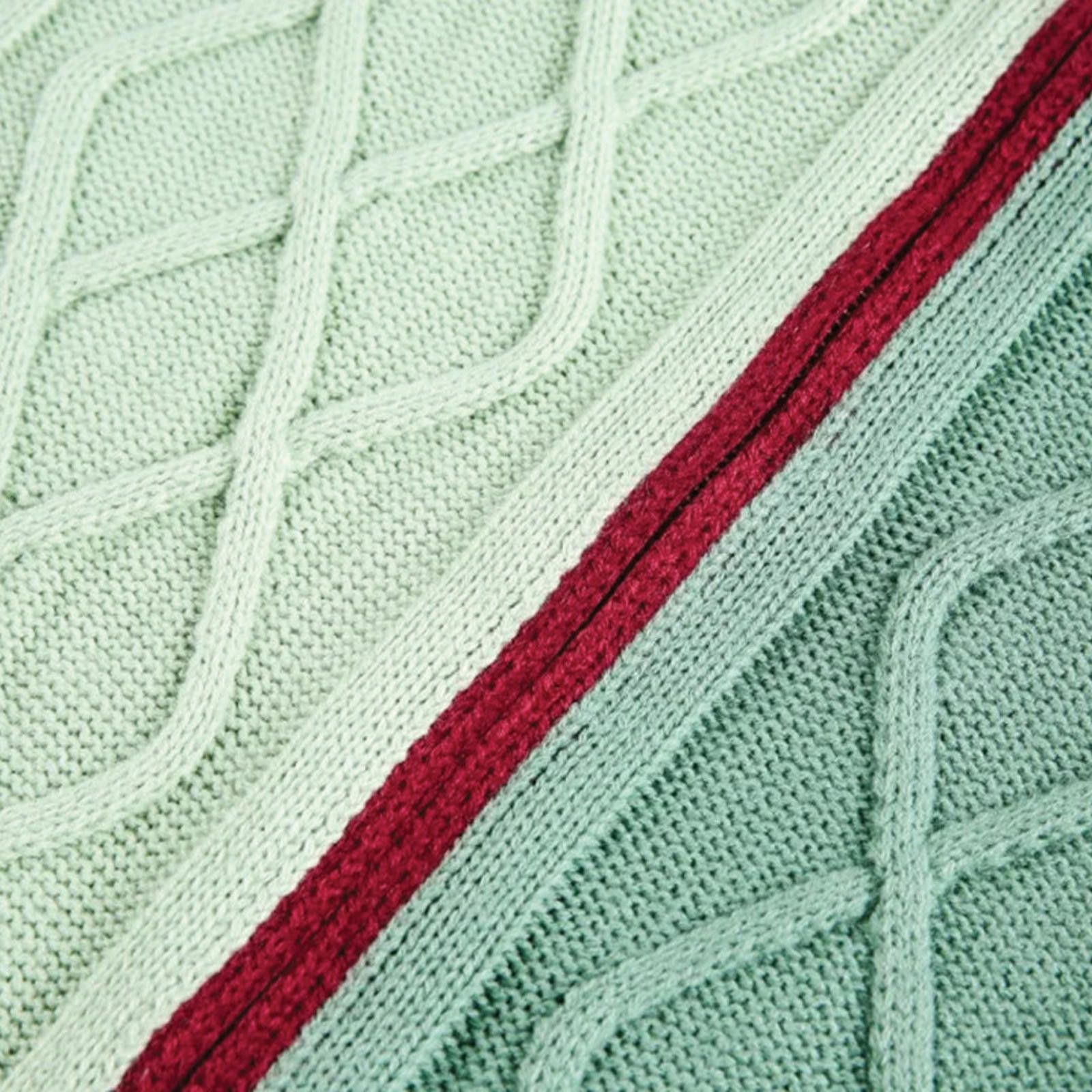Other Soft Geometry Zip Sweater | Dual-Tone Cable-Knit Size US M / EU 48-50 / 2 - 8 Thumbnail