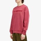 C.P. Company o1y1224 Logo Crewneck Sweatshirt in Red Bud Size US S / EU 44-46 / 1 - 2 Thumbnail