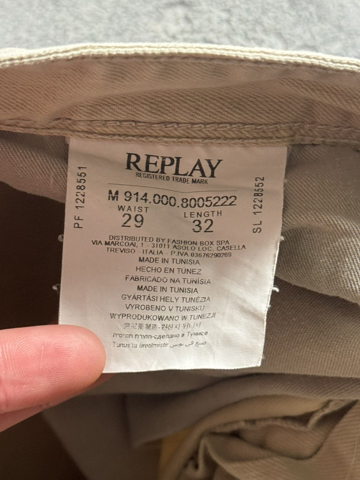 Replay Replay 29/32 Anbass denim pants trousers jeans 👖 casual Y2K Size US 29 - 9 Thumbnail