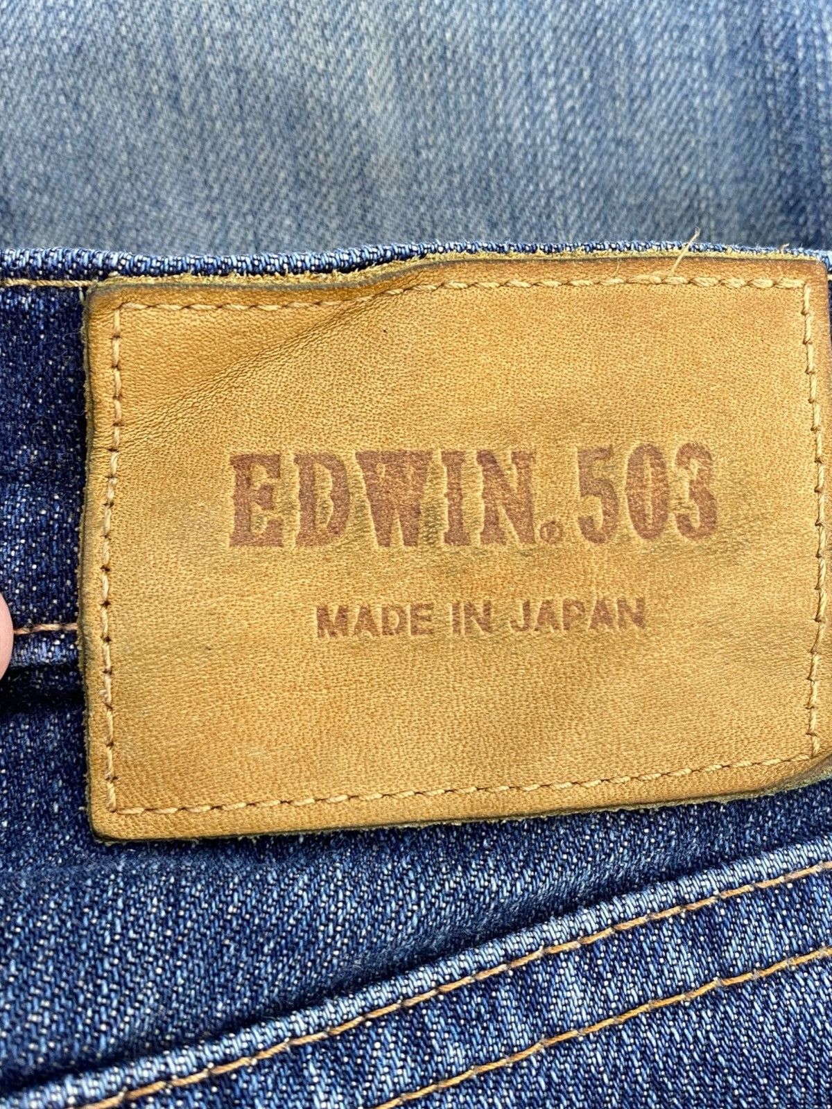 Edwin Vintage Edwin Blue Faded Wash Style Straight Cut Jeans Size US 29 - 11 Thumbnail