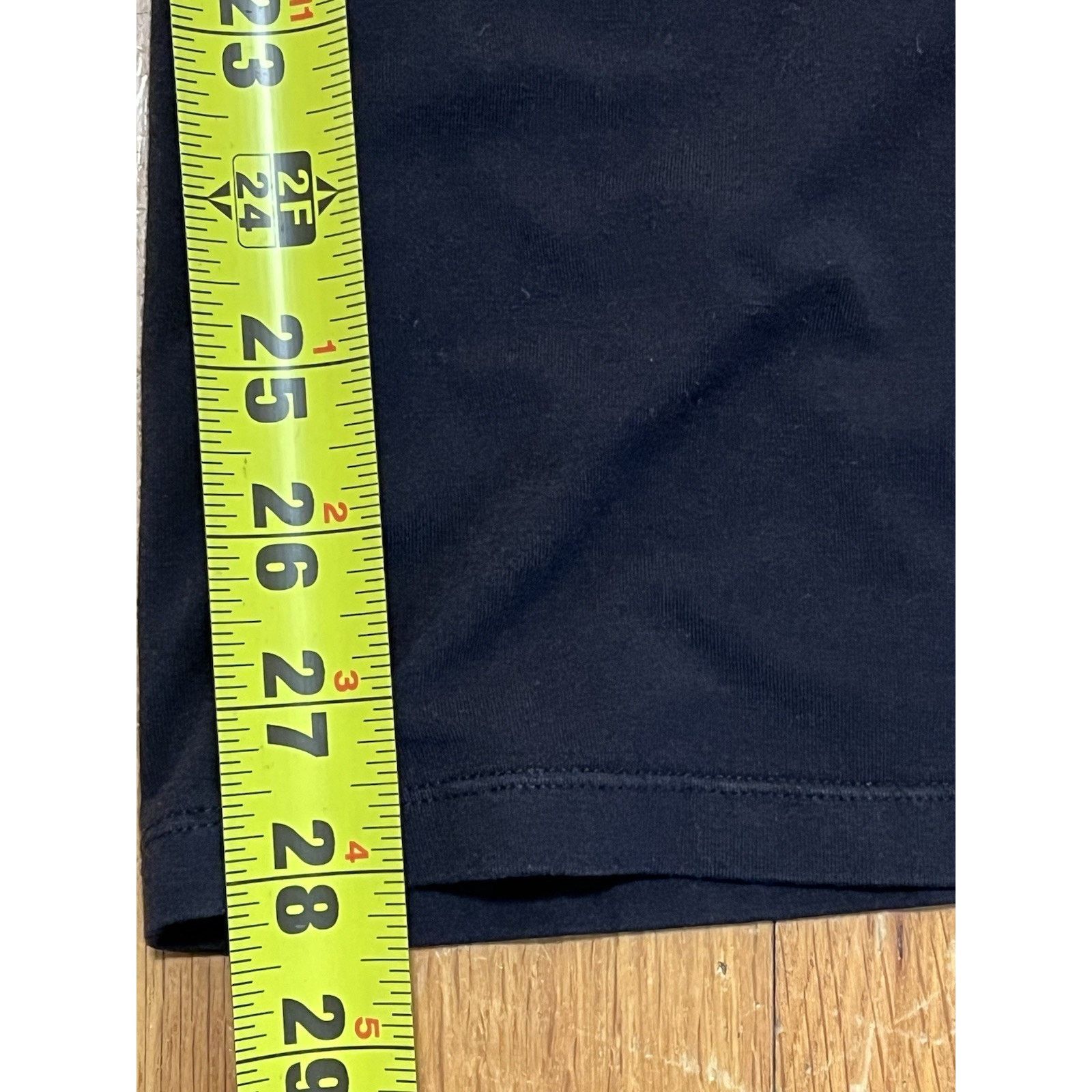 Quince Quince Home Yoga Pants Black Stretchy Women Size L A003109 Size 22" - 4 Thumbnail