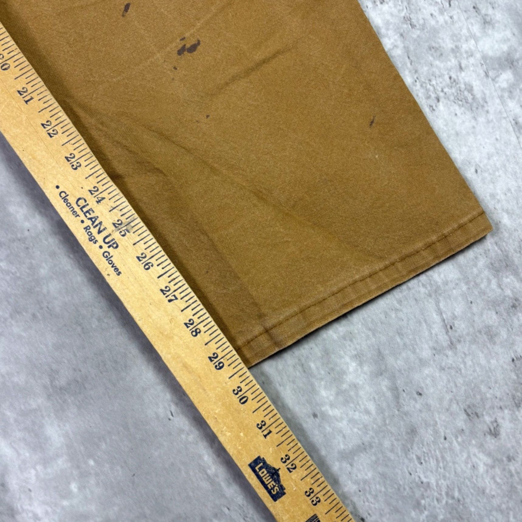 Dickies Dickies Mens Tan Carpenter Work Pants Paint Splattered Utility Pockets 32x30 Size US 32 / EU 48 - 5 Thumbnail