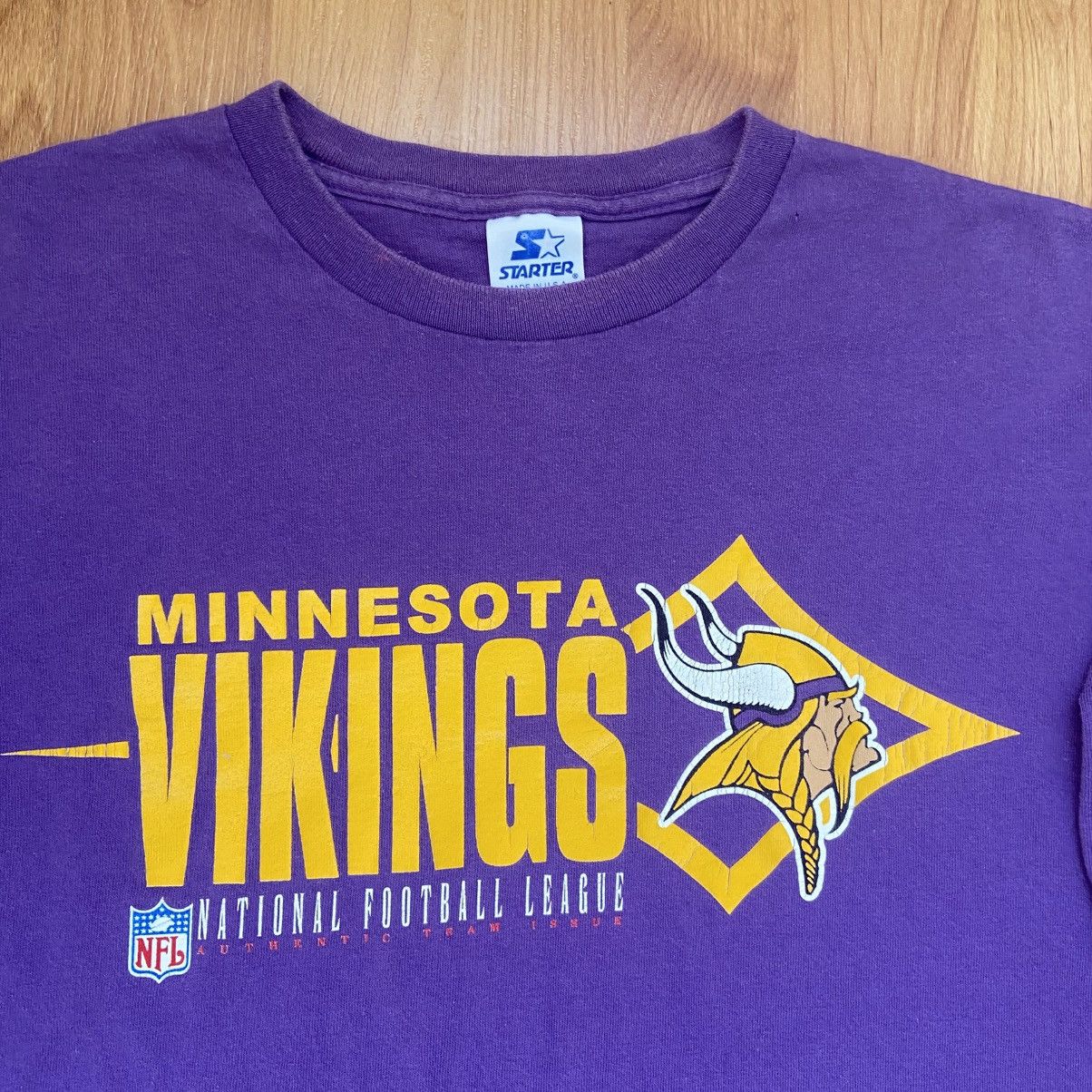 Starter Starter NFL Minnesota Vikings Logo 90s T-Shirt Men’s Large Size US L / EU 52-54 / 3 - 4 Thumbnail