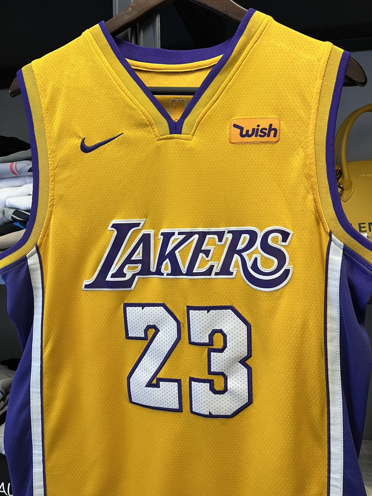 NBA Nike NBA Lakers #23 James Jersey Size US M / EU 48-50 / 2 - 2 Thumbnail