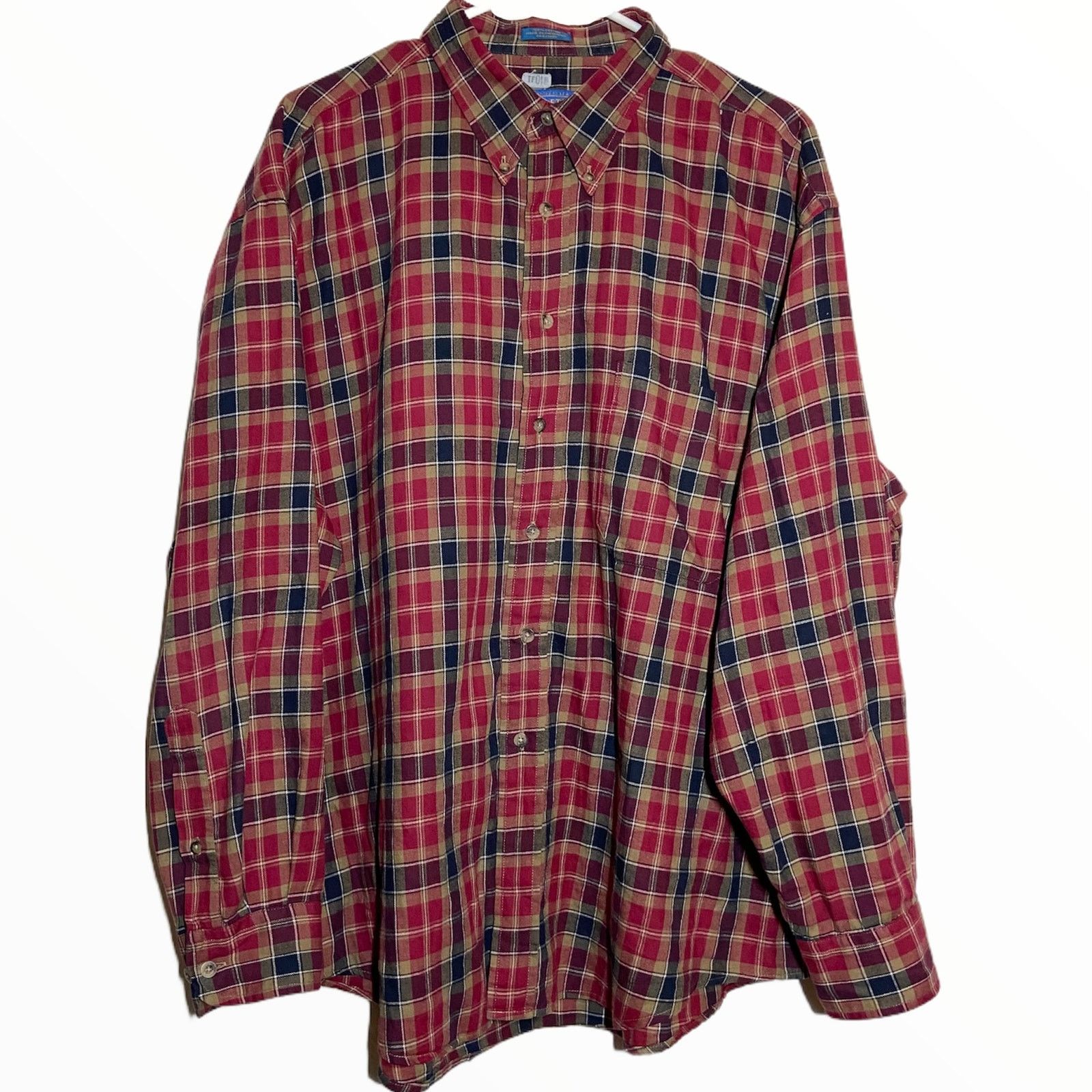 Pendleton Button Down 100% deals Cotton Plaid Flannel XLarge