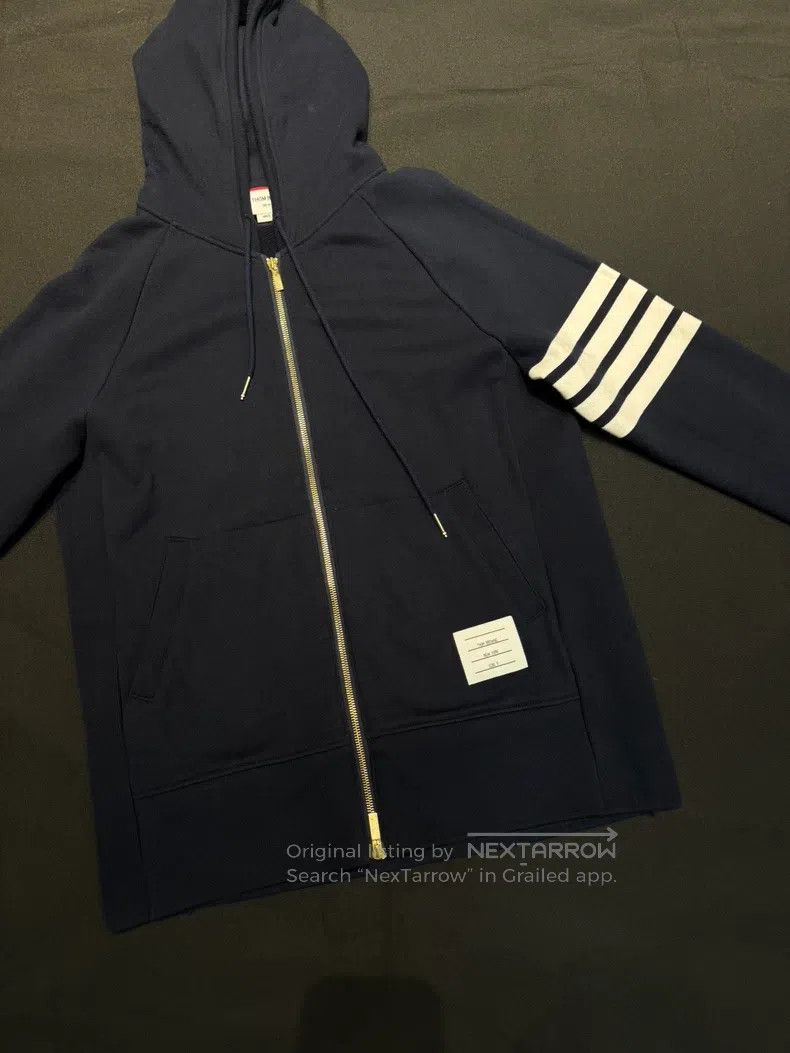 Thom Browne Thom Browne Pantsuit with zippered ribbed drawstring hood Size US XXL / EU 58 / 5 - 1 Thumbnail