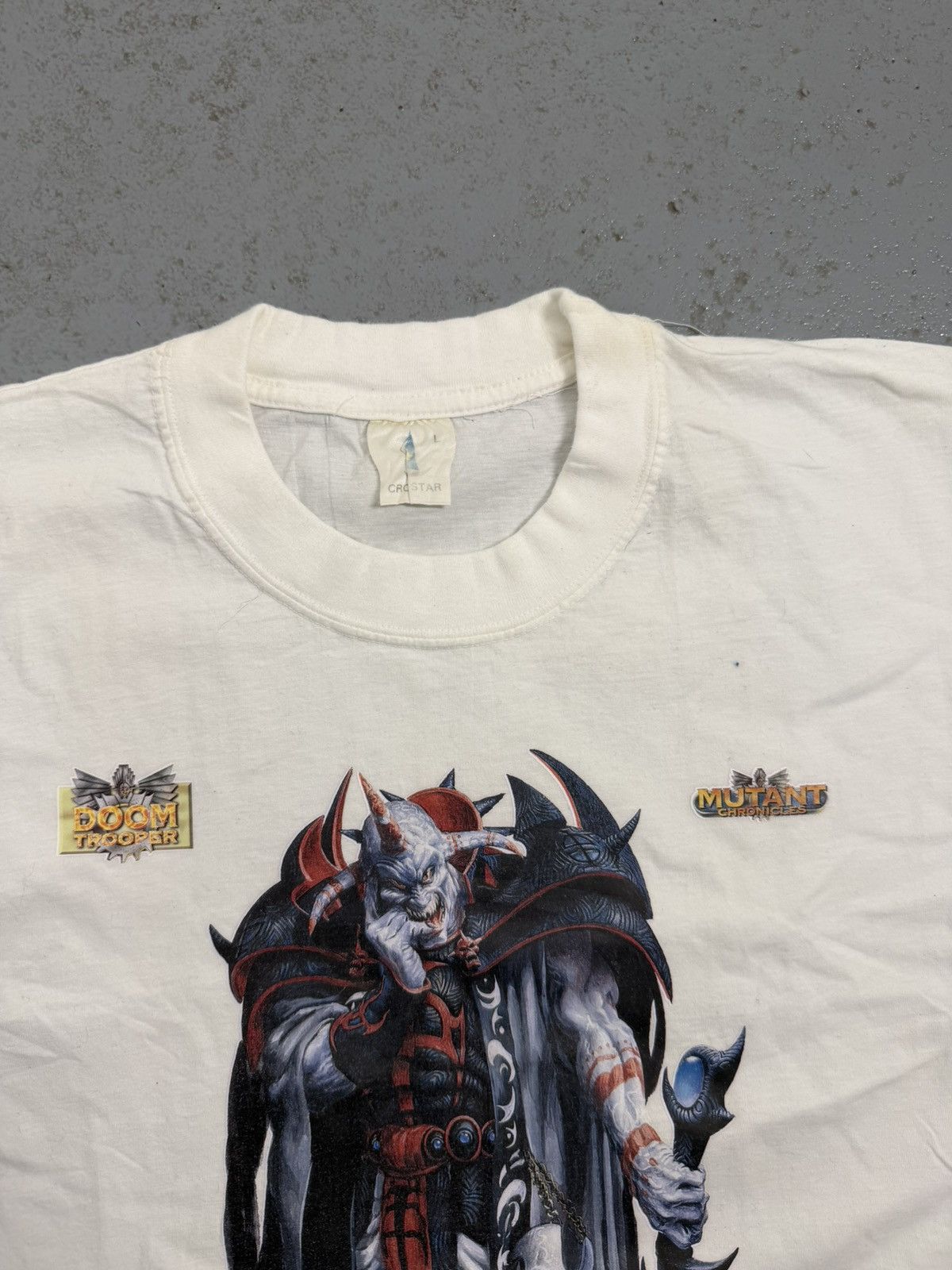 The Game Vintage 1995 Mega Dive Super Nintendo Doom Trooper Tee Size US L / EU 52-54 / 3 - 4 Thumbnail